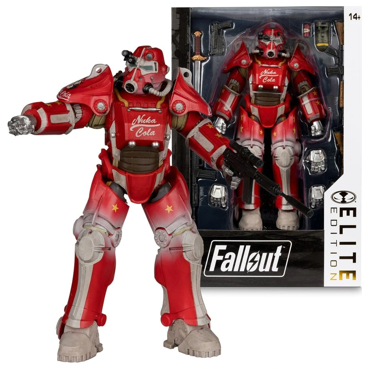 Fallout McFarlane Elite Edition Deluxe Actionfigur T-45B Nuka Cola 20 cm Produktfoto