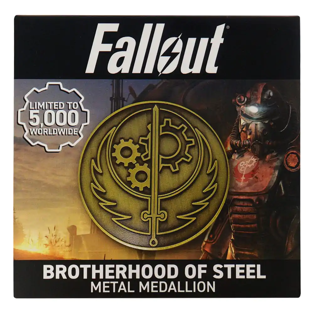 Fallout Medaille Brotherhood of Steel termékfotó