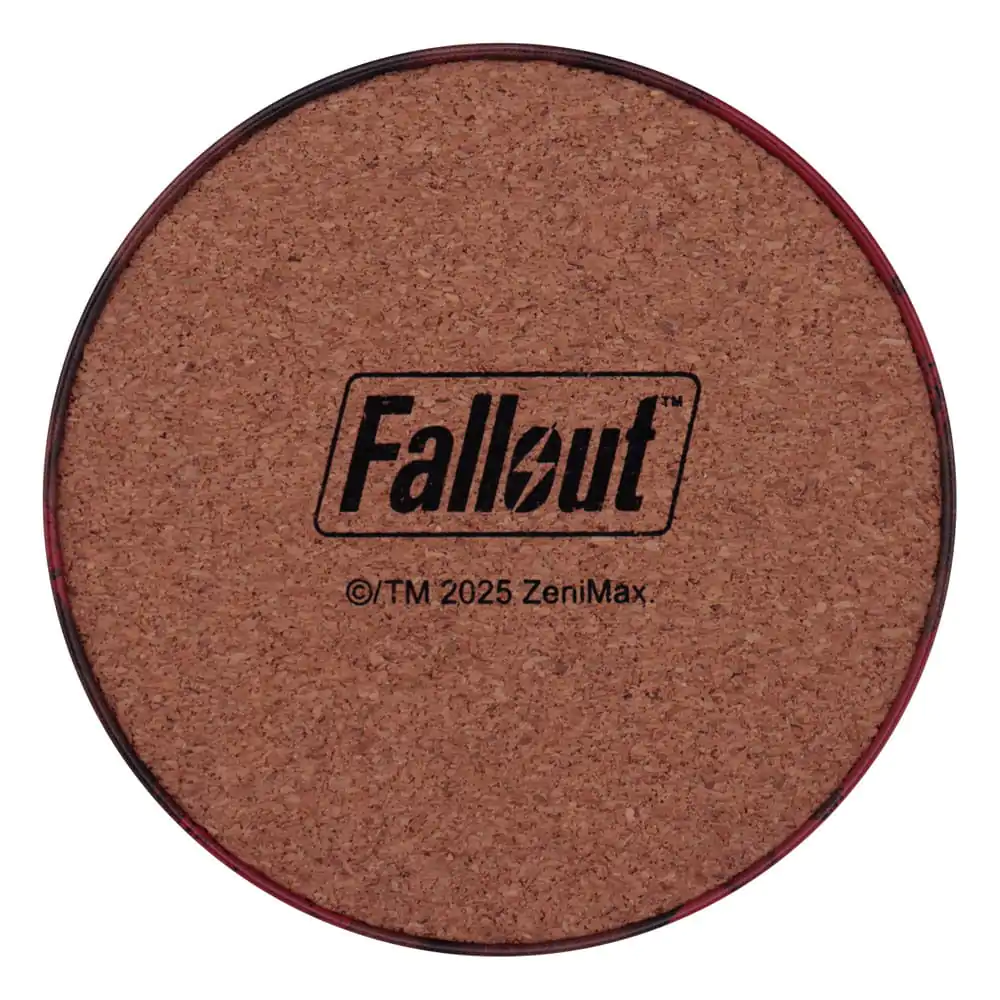 Fallout Untersetzer 4er-Pack Metall Getränke Produktfoto
