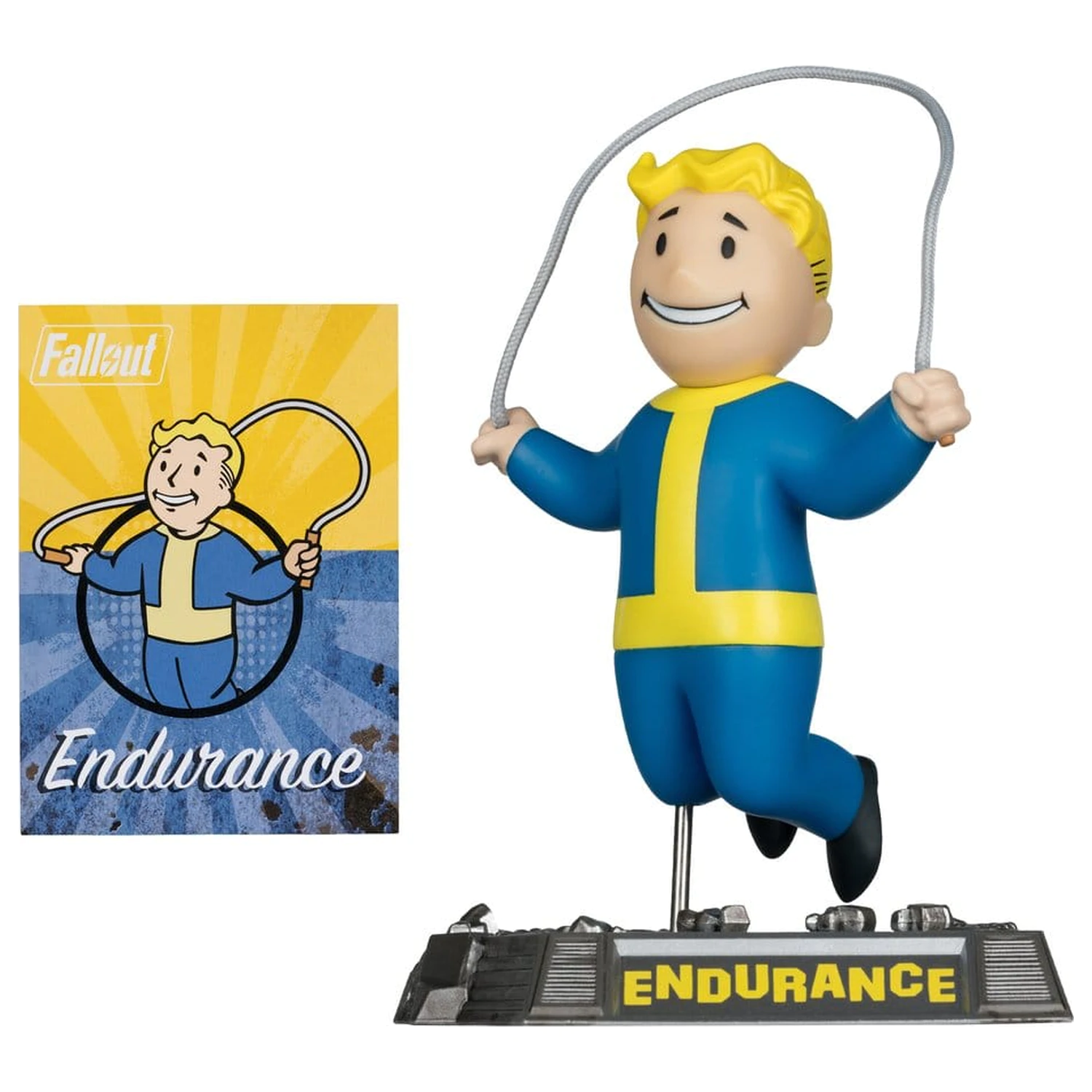 Fallout Mini Figur Vault Boy: Endurance 13 cm Produktfoto
