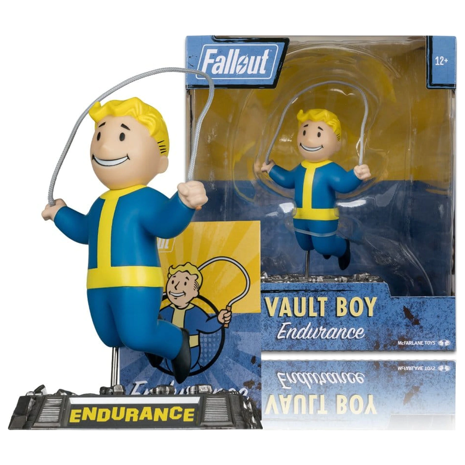 Fallout Mini Figur Vault Boy: Endurance 13 cm Produktfoto