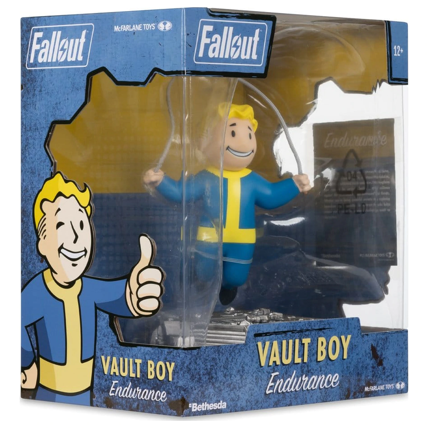 Fallout Mini Figur Vault Boy: Endurance 13 cm Produktfoto