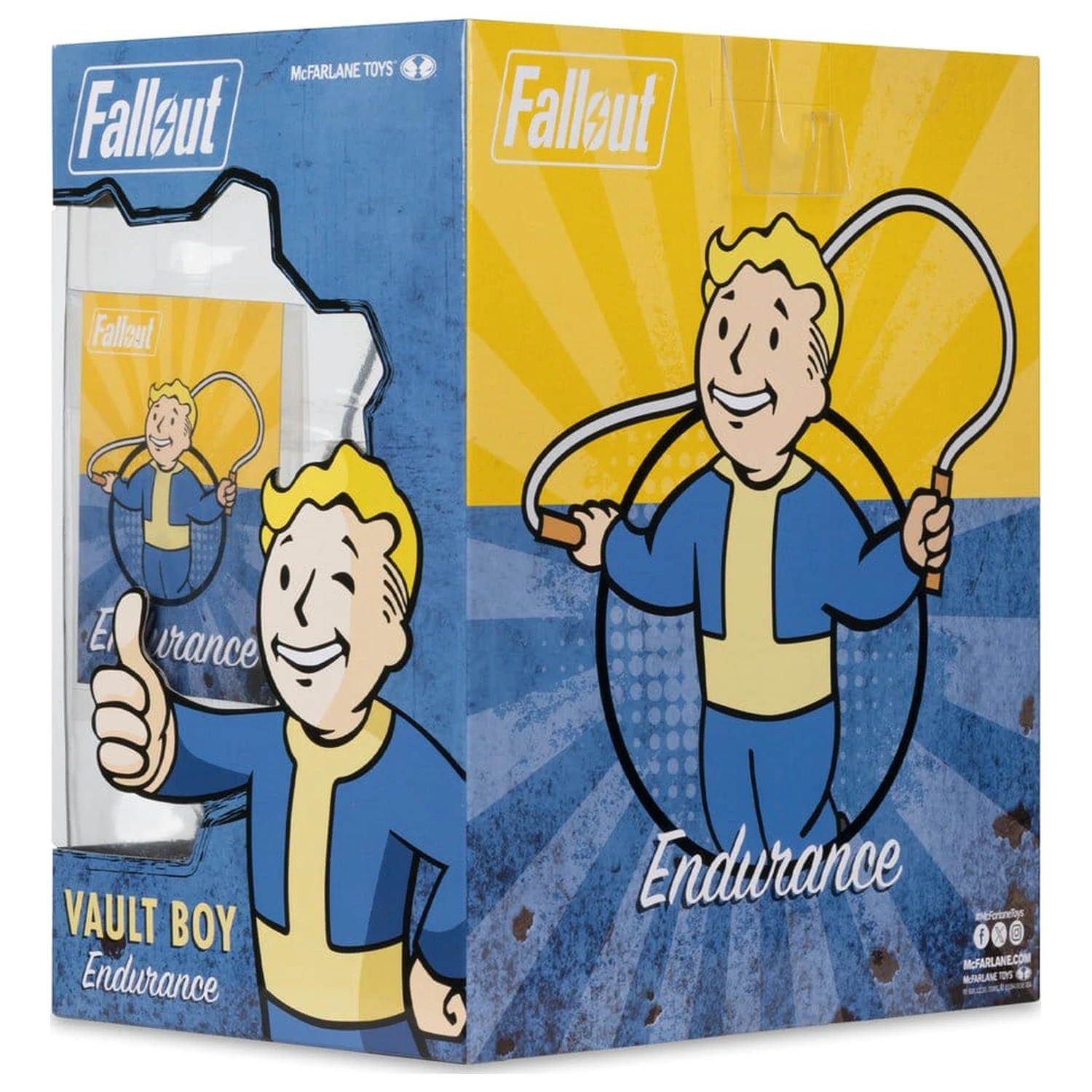 Fallout Mini Figur Vault Boy: Endurance 13 cm Produktfoto