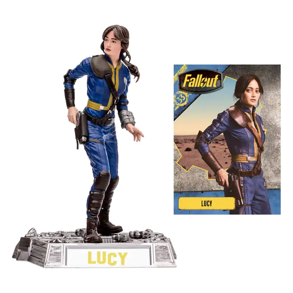Fallout Movie Maniacs Actionfiguren 3er-Pack Lucy &amp; Maximus &amp; The Ghoul (GITD) (Gold Label) 15 cm Produktfoto