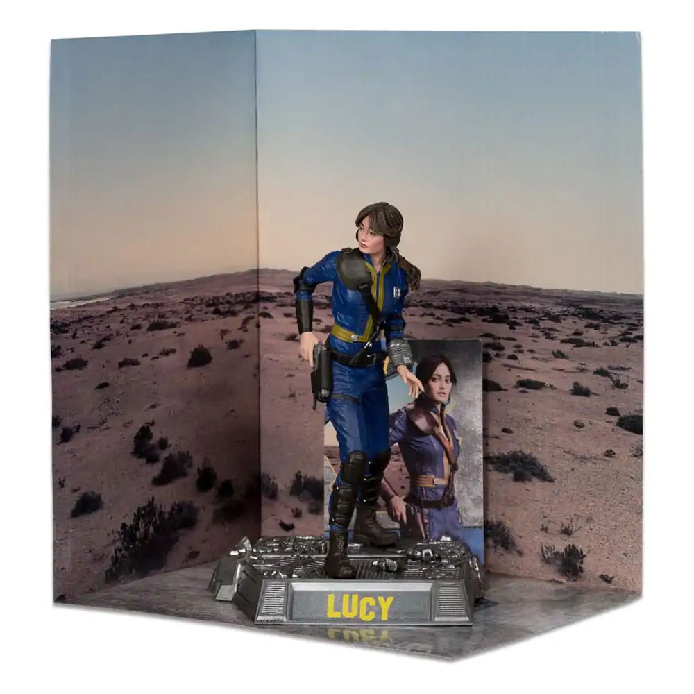 Fallout Movie Maniacs Actionfiguren 3er-Pack Lucy &amp; Maximus &amp; The Ghoul (GITD) (Gold Label) 15 cm Produktfoto