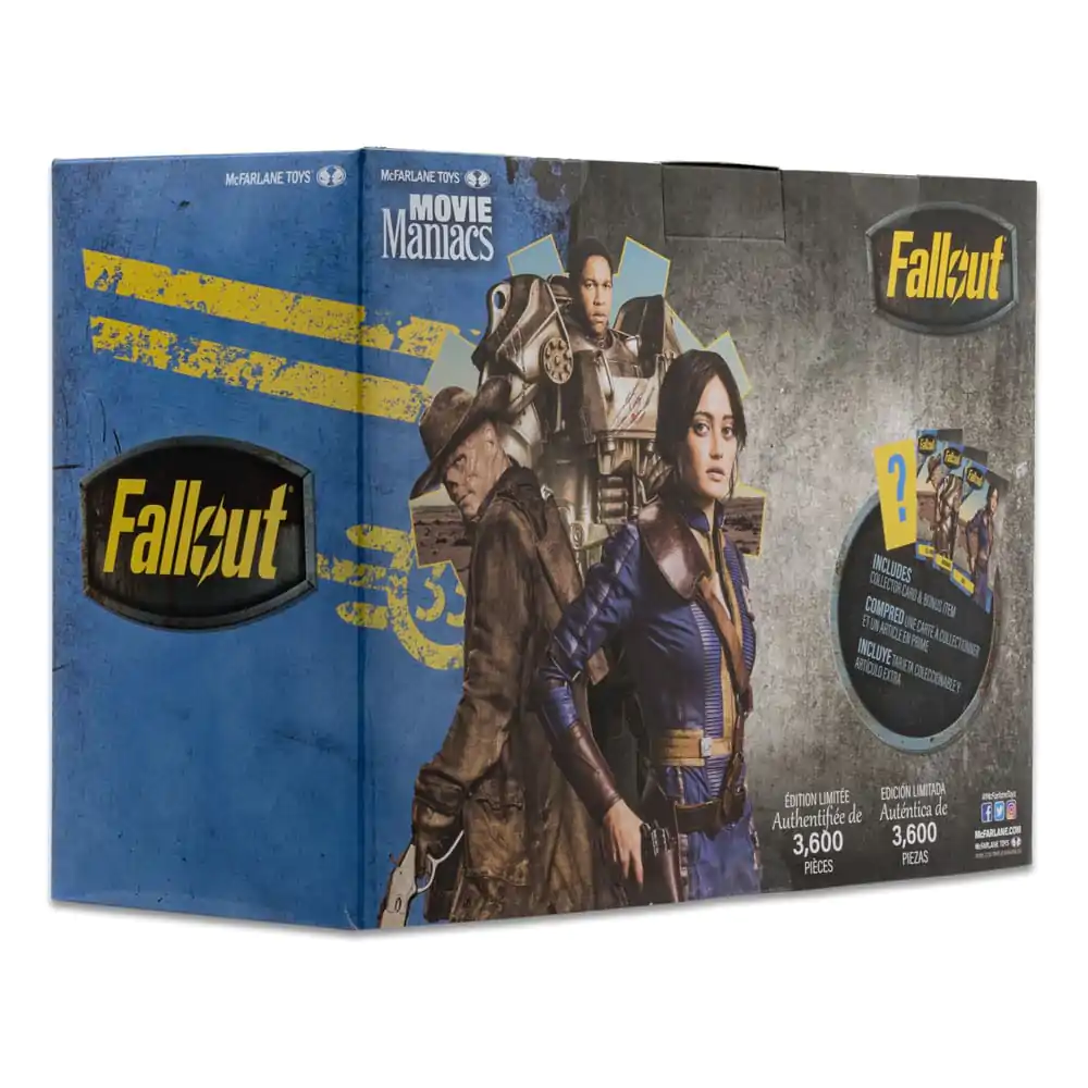 Fallout Movie Maniacs Actionfiguren 3er-Pack Lucy &amp; Maximus &amp; The Ghoul (GITD) (Gold Label) 15 cm Produktfoto
