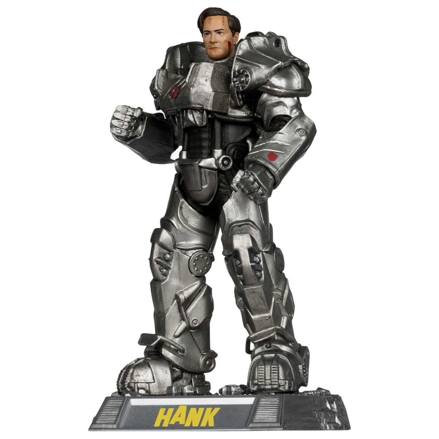 Fallout Movie Maniacs Actionfigur Hank Maclean (Season 2) (Red Platinum Edition) 17 cm Produktfoto