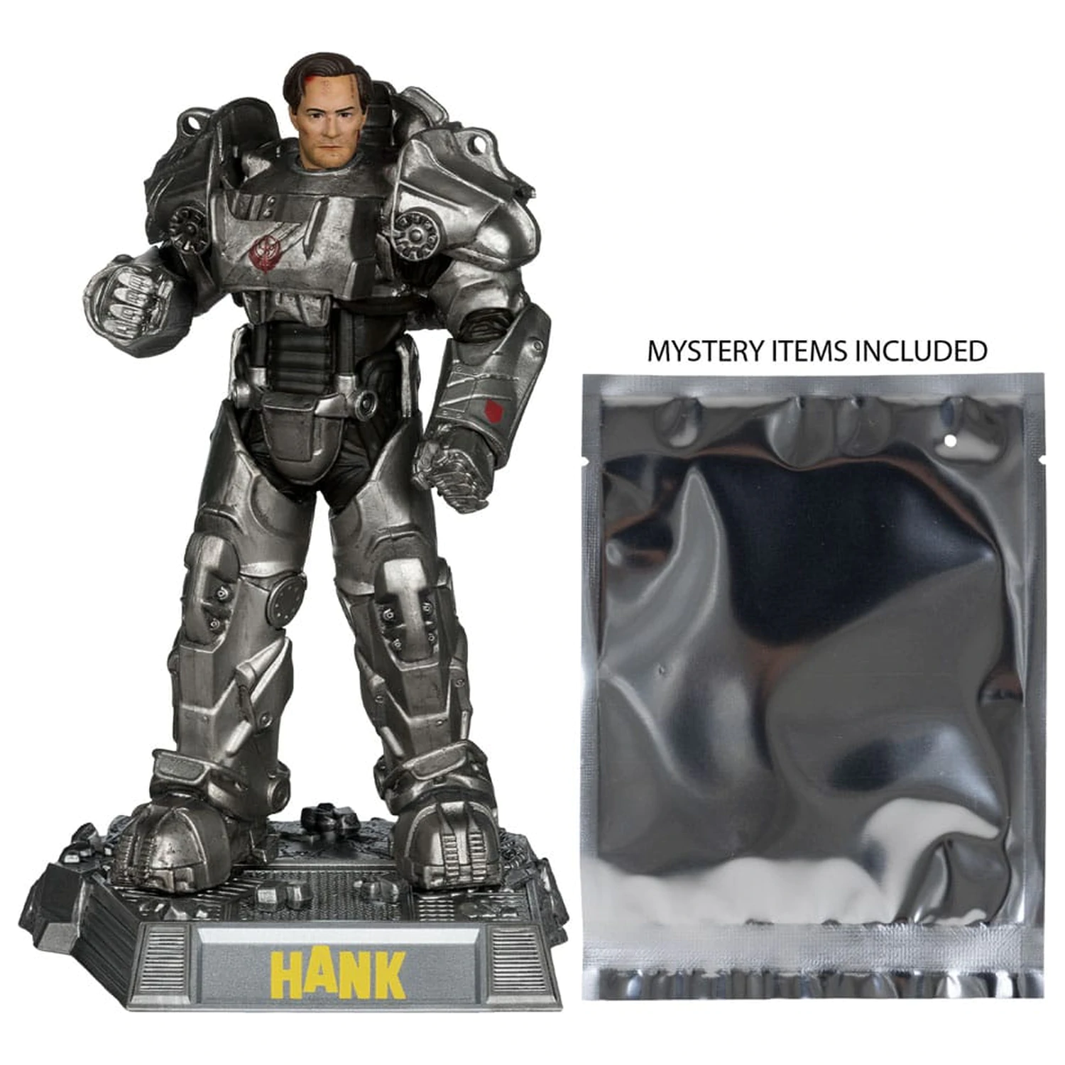 Fallout Movie Maniacs Actionfigur Hank Maclean (Season 2) (Red Platinum Edition) 17 cm Produktfoto