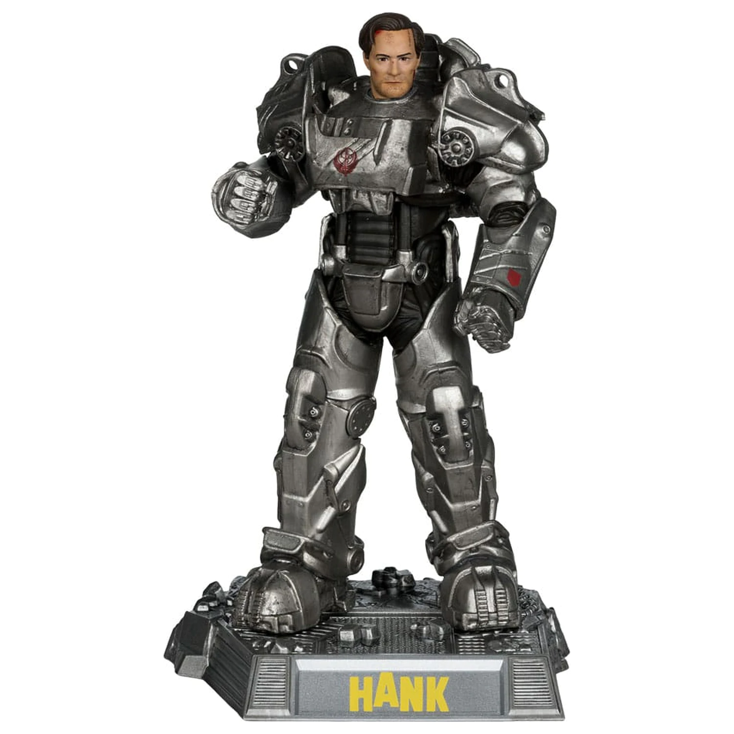 Fallout Movie Maniacs Actionfigur Hank Maclean (Season 2) (Red Platinum Edition) 17 cm Produktfoto