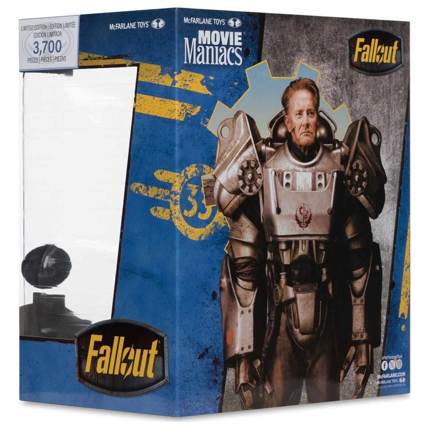 Fallout Movie Maniacs Actionfigur Hank Maclean (Season 2) (Red Platinum Edition) 17 cm Produktfoto