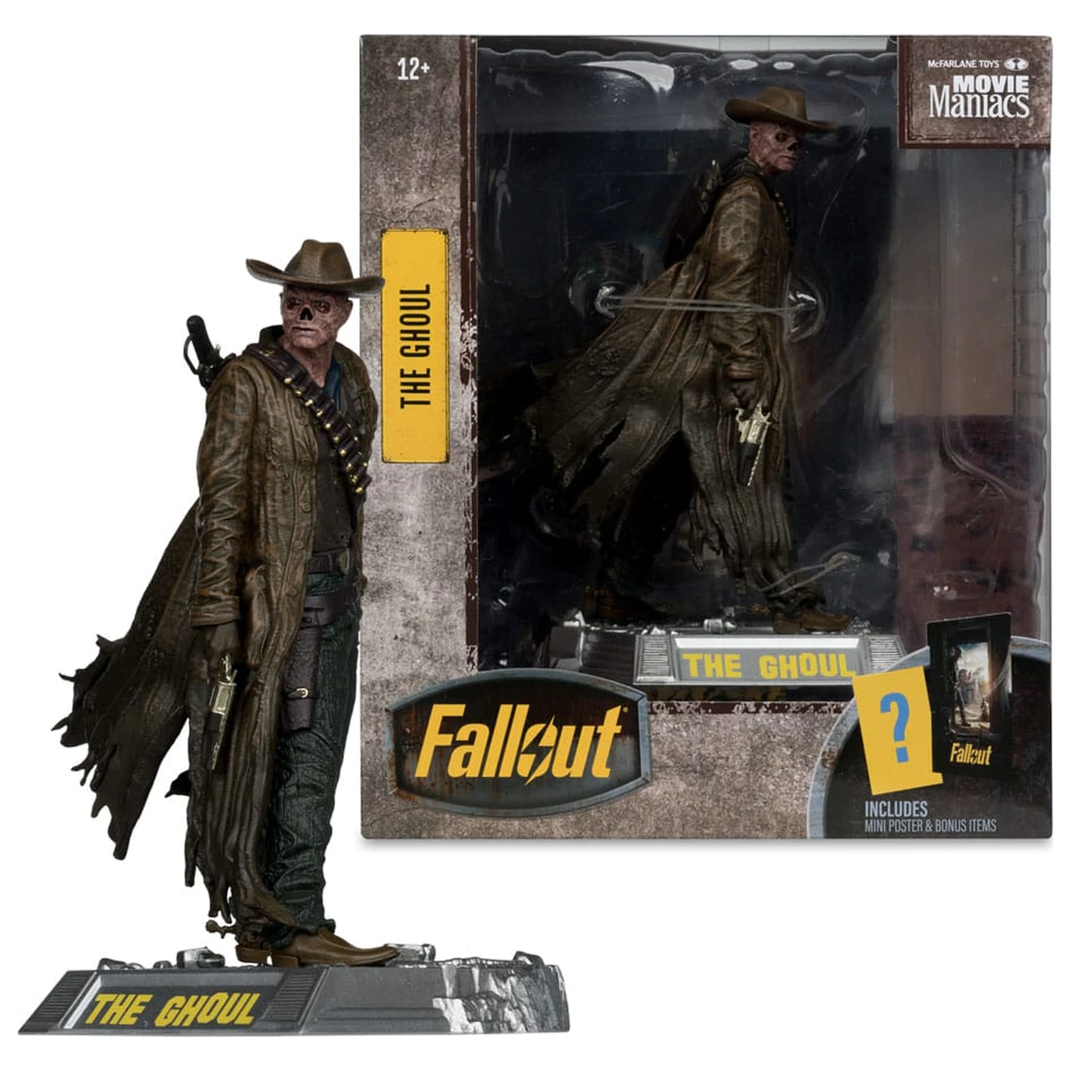 Fallout Movie Maniacs Action-Figur The Ghoul (Season 2) 17 cm Produktfoto