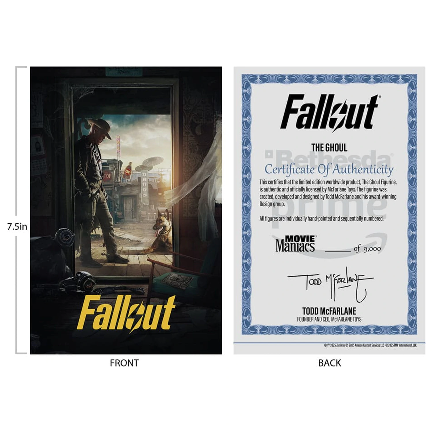 Fallout Movie Maniacs Action-Figur The Ghoul (Season 2) 17 cm Produktfoto