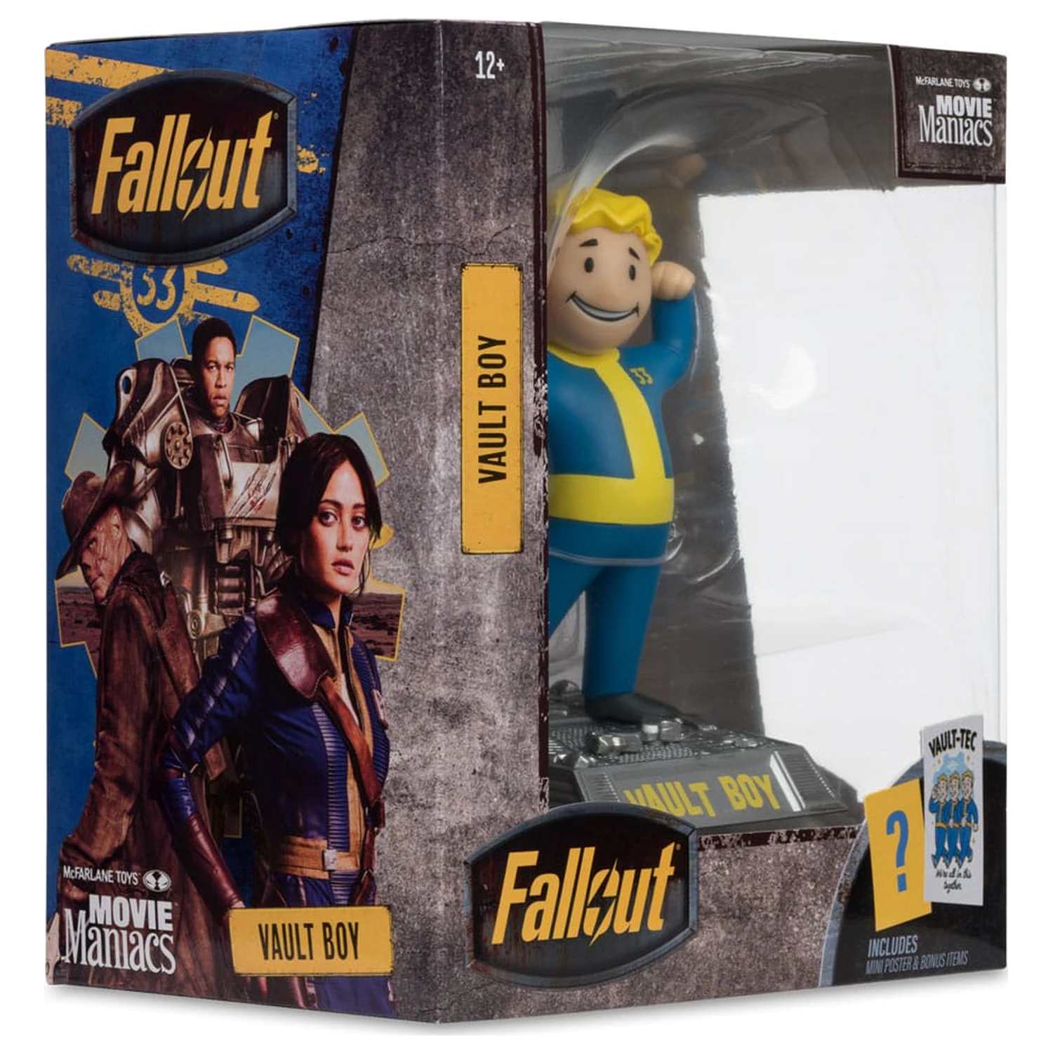 Fallout Movie Maniacs Actionfigur Vault Boy Version 1 14 cm Produktfoto