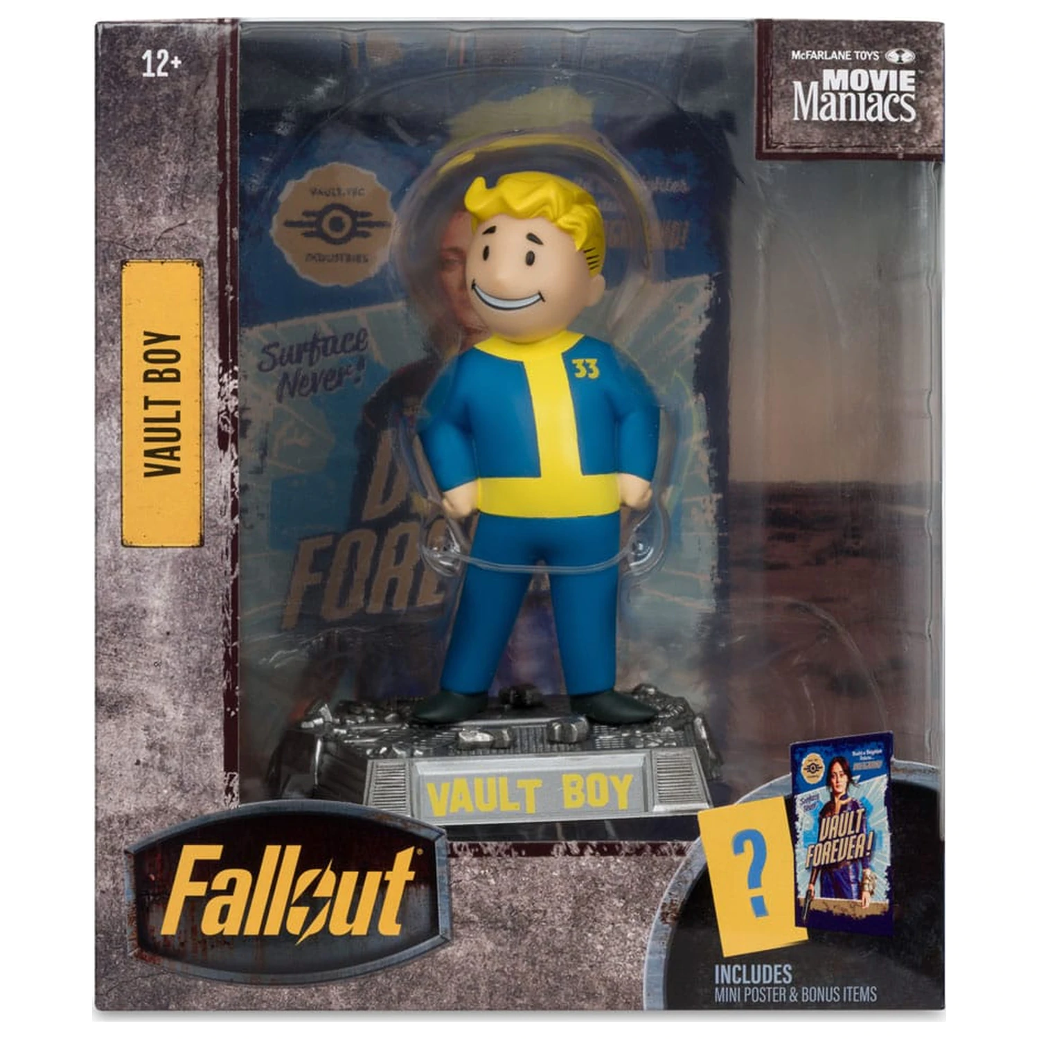 Fallout Movie Maniacs Actionfigur Vault Boy Version 2 14 cm Produktfoto