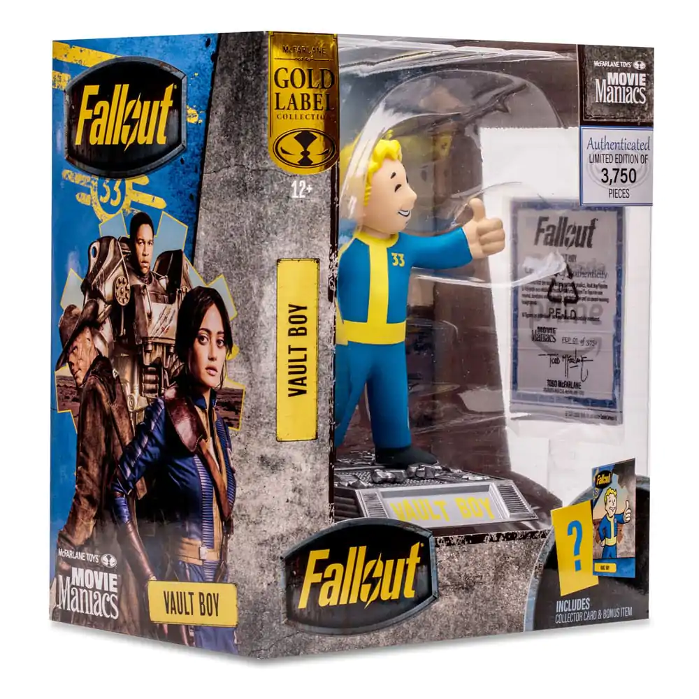 Fallout Movie Maniacs Actionfigur Vault Boy (Gold Label) 15 cm termékfotó