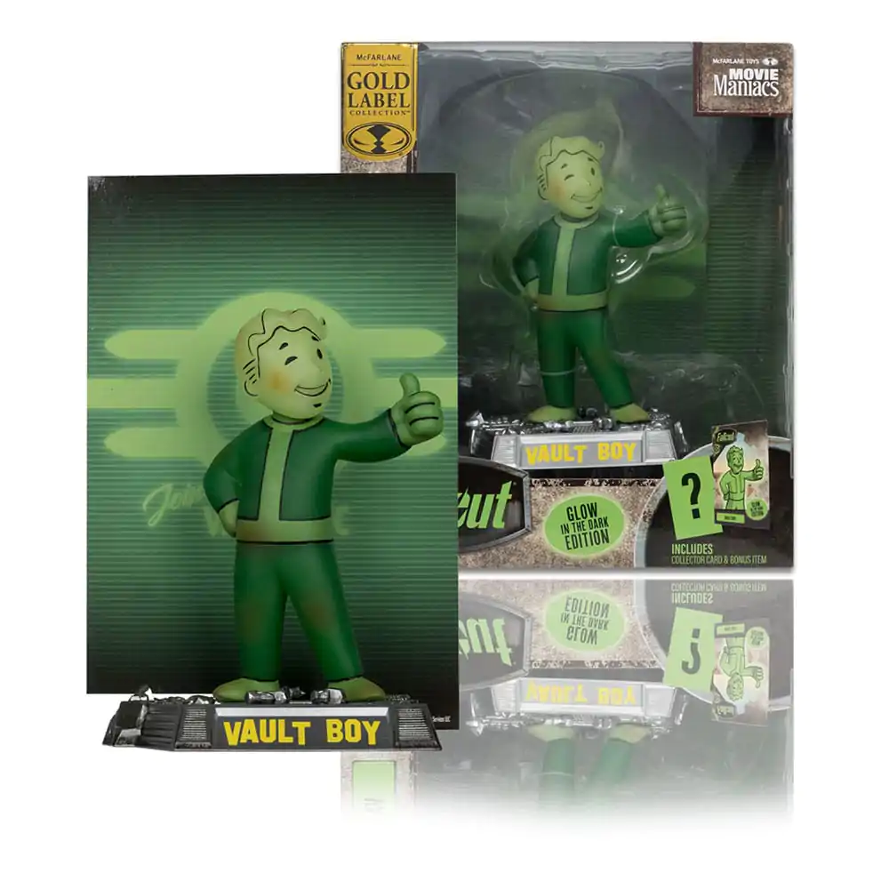 Fallout Movie Maniacs PVC-Statue Vault Boy 13 cm Produktfoto