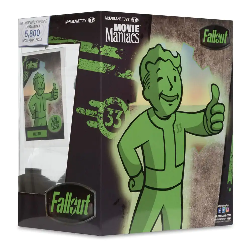 Fallout Movie Maniacs PVC-Statue Vault Boy 13 cm Produktfoto