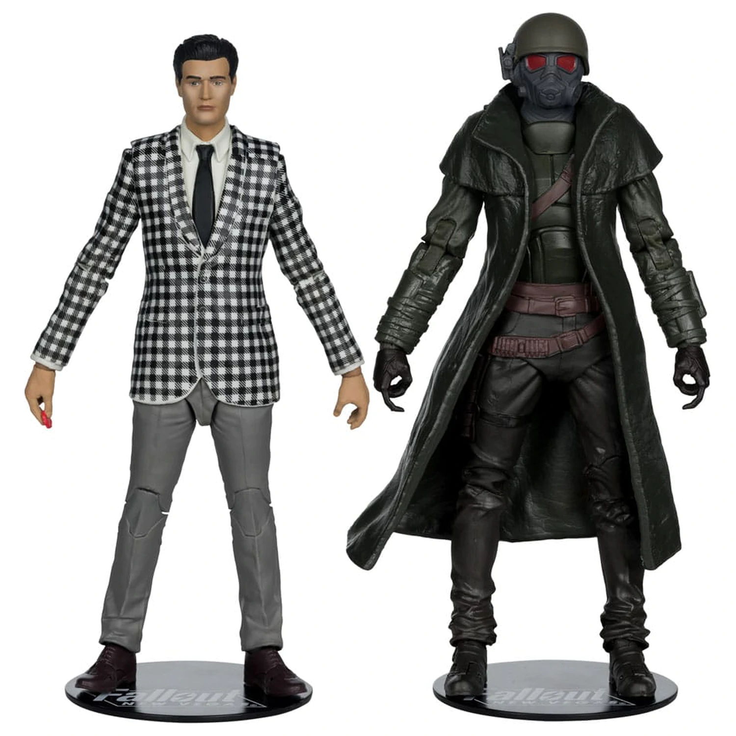 Fallout: New Vegas Statuen 2er-Pack Riot Ranger Armor & Benny Survivor 18 cm Produktfoto