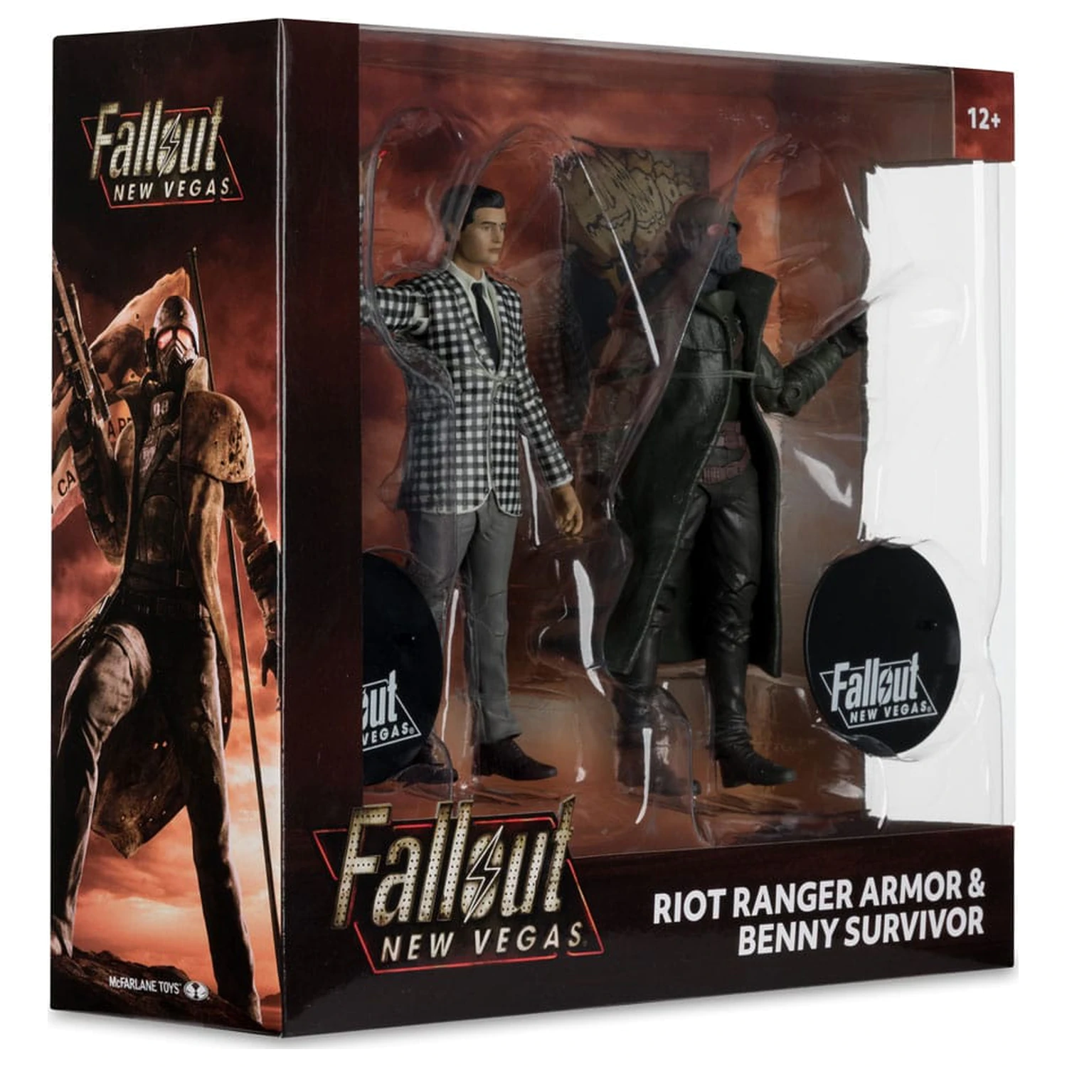 Fallout: New Vegas Statuen 2er-Pack Riot Ranger Armor & Benny Survivor 18 cm Produktfoto