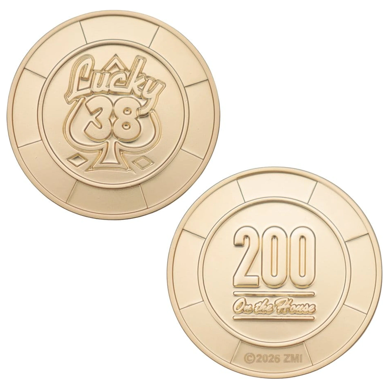 Fallout: New Vegas Replik Lucky 38 Imitation Gold Casino Set Limitierte Edition Produktfoto