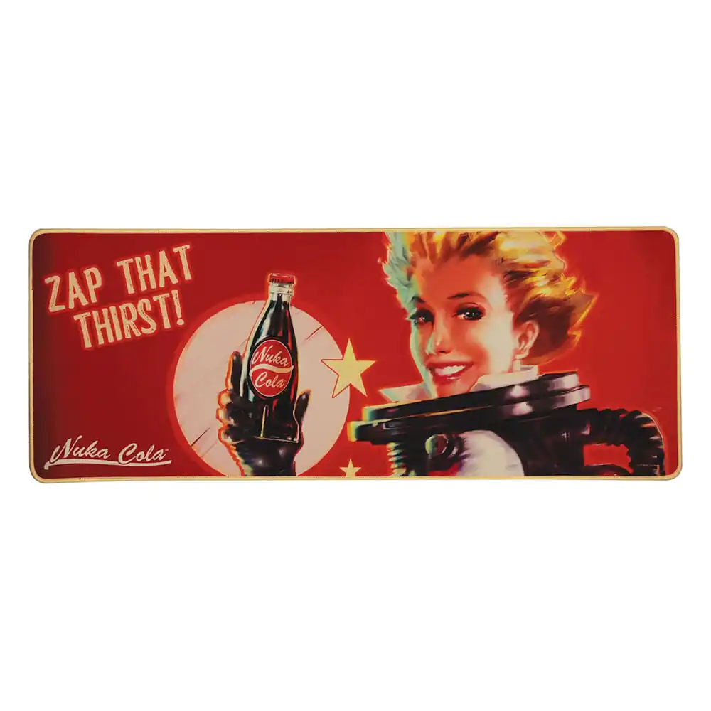 Fallout Schreibtischunterlage & Untersetzer Set Nuka-Cola Produktfoto