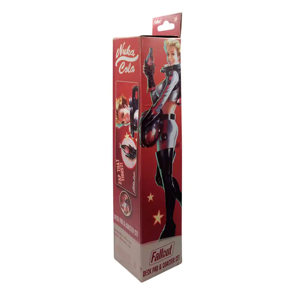 Fallout Schreibtischunterlage & Untersetzer Set Nuka-Cola Produktfoto