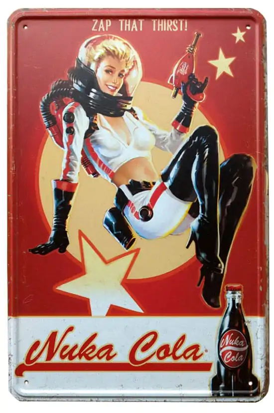 Fallout Me­tall­schild Nuka Cola Girl termékfotó