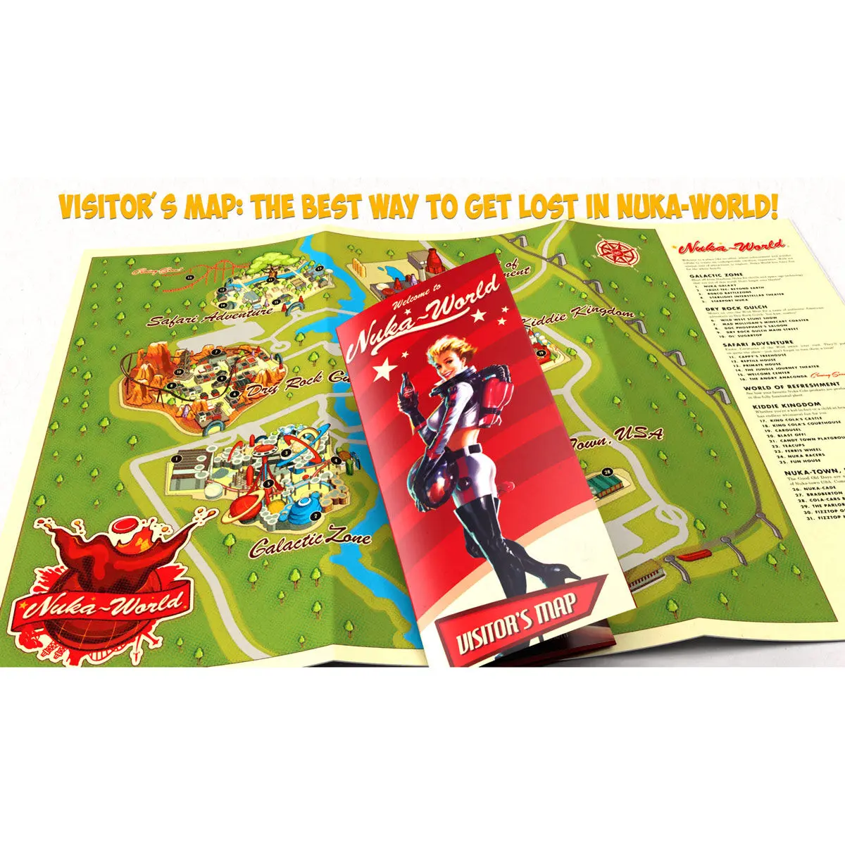 Fallout Nuka World englisches Willkommens-Set Produktfoto