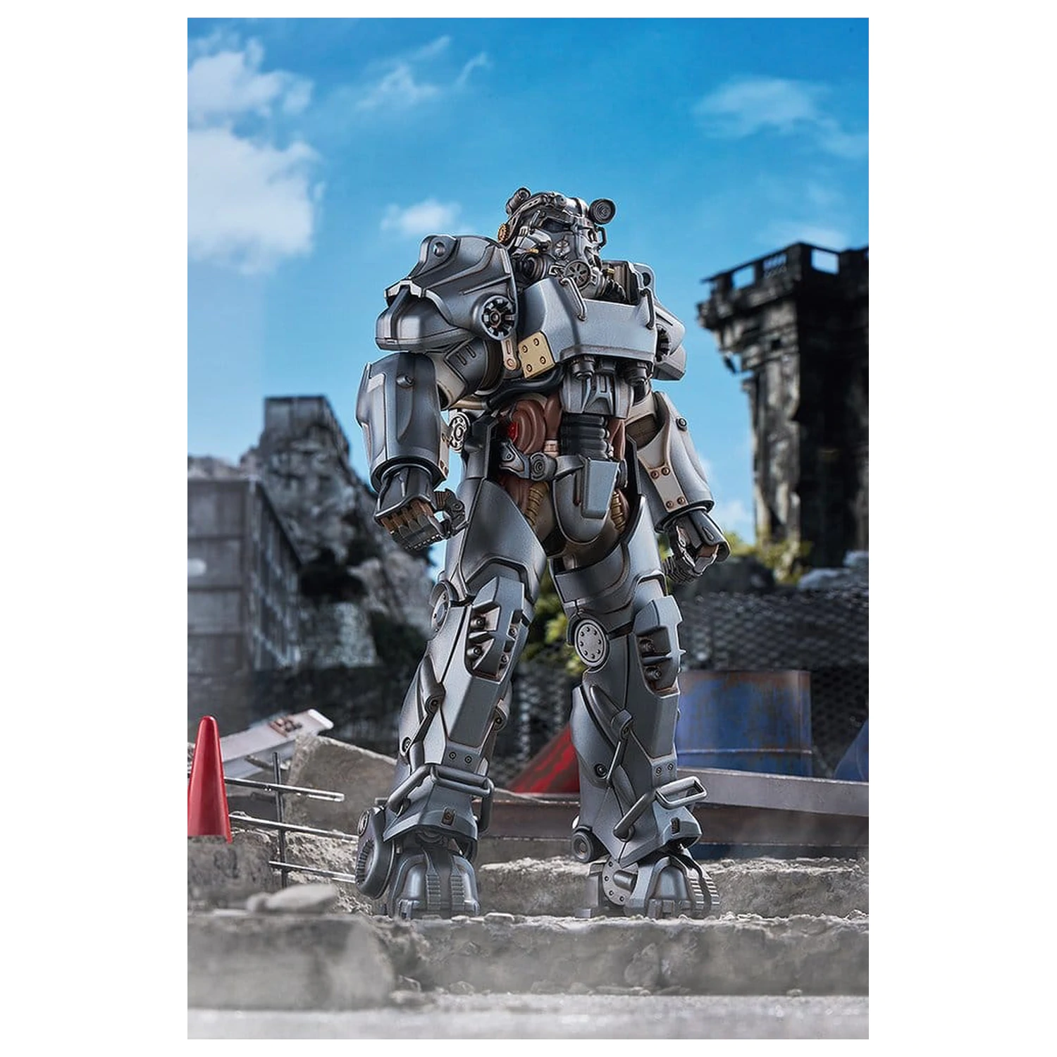 Fallout Plamatea Plastik Modellbausatz T-60 Power Armor 20 cm Produktfoto
