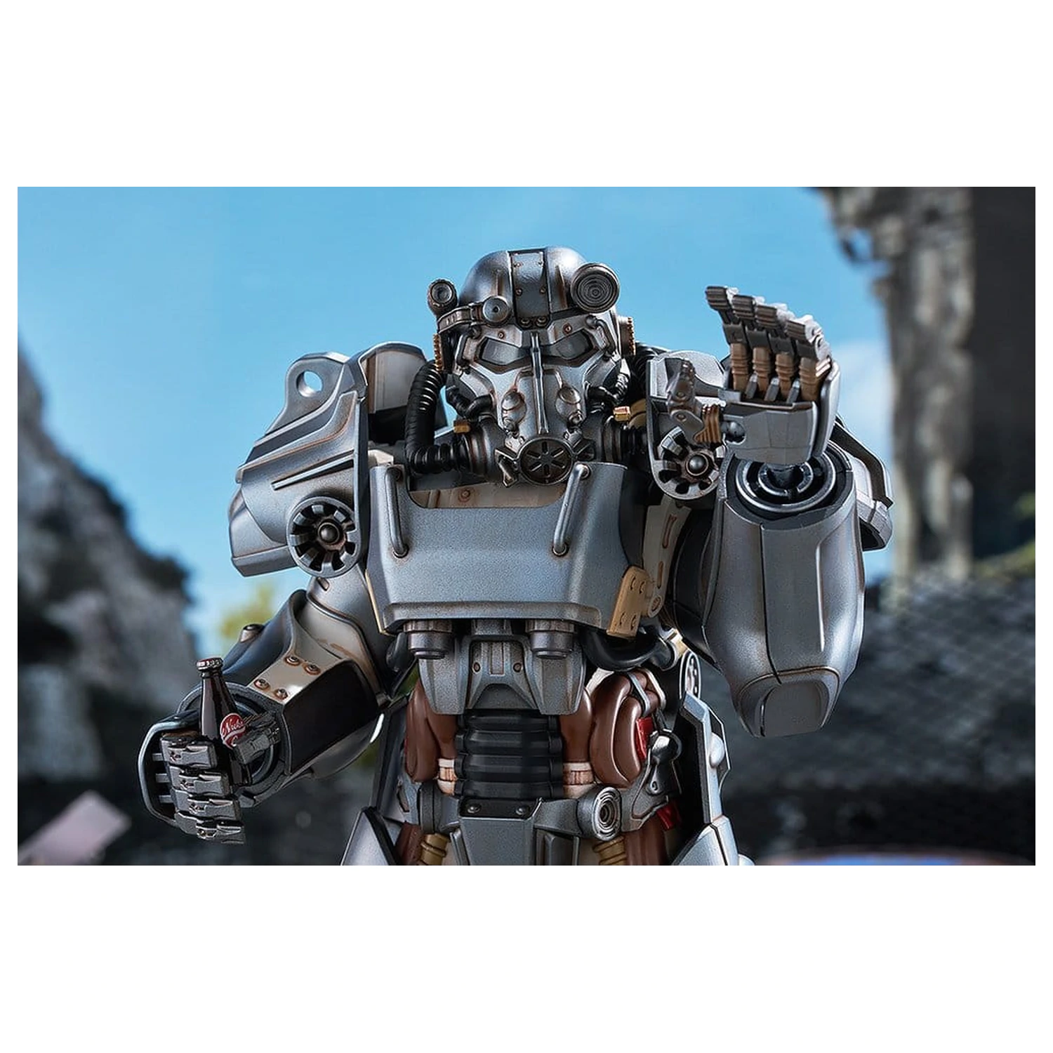 Fallout Plamatea Plastik Modellbausatz T-60 Power Armor 20 cm Produktfoto