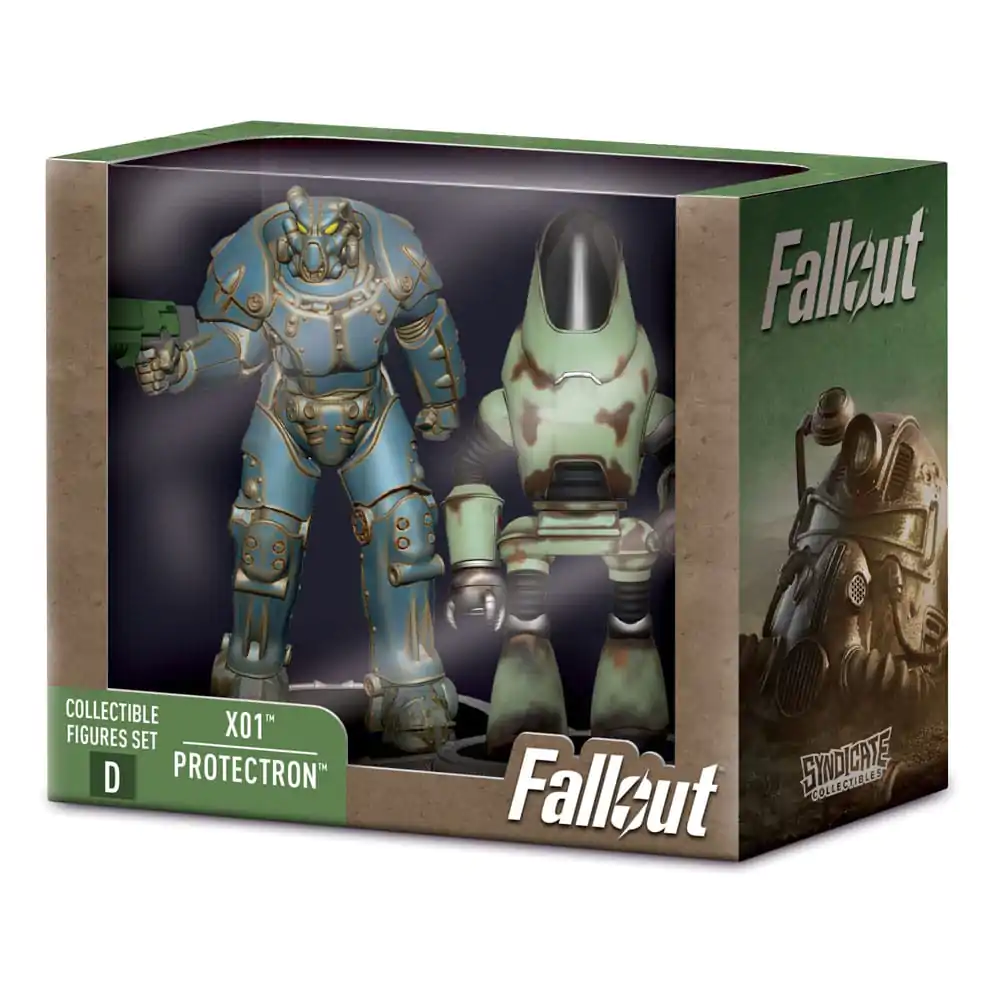 Fallout Minifiguren 2er-Pack Set D X01 & Protectron 7 cm Produktfoto