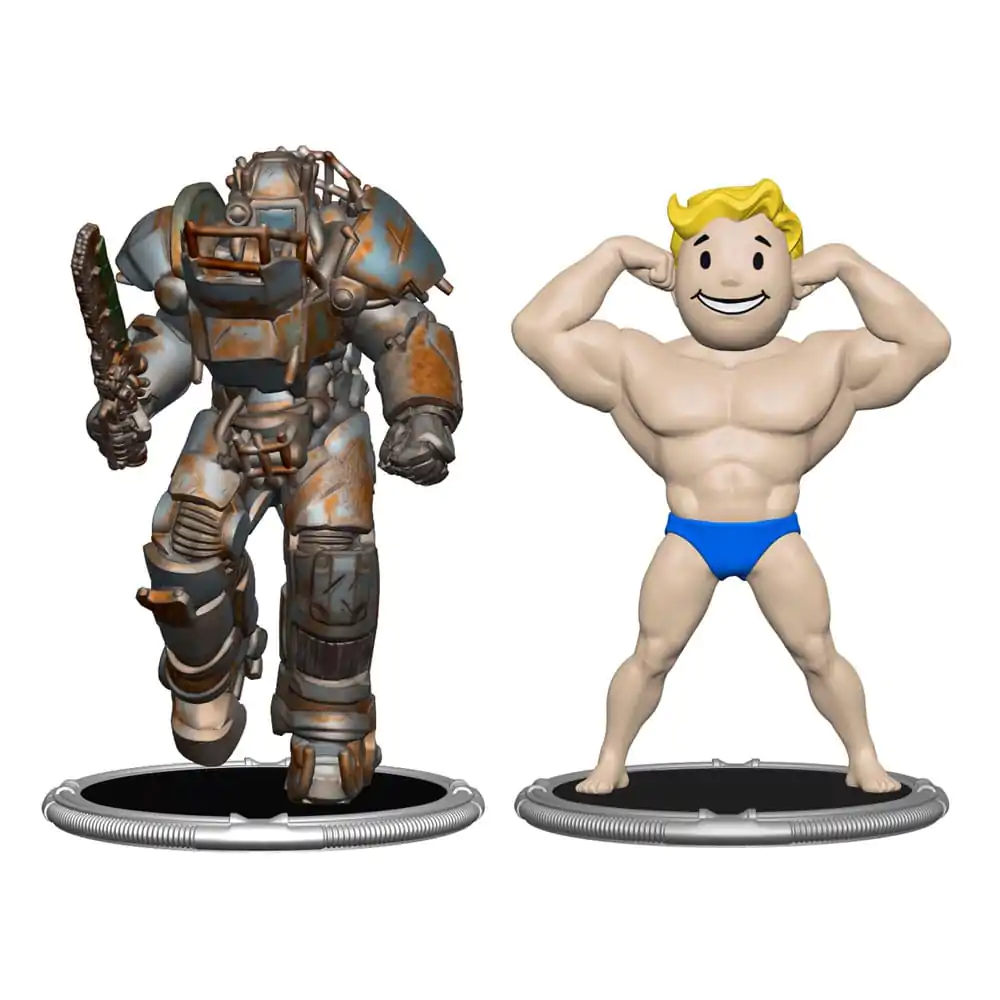 Fallout Minifiguren 2er-Pack Set E Raider & Vault Boy (Strong) 7 cm termékfotó