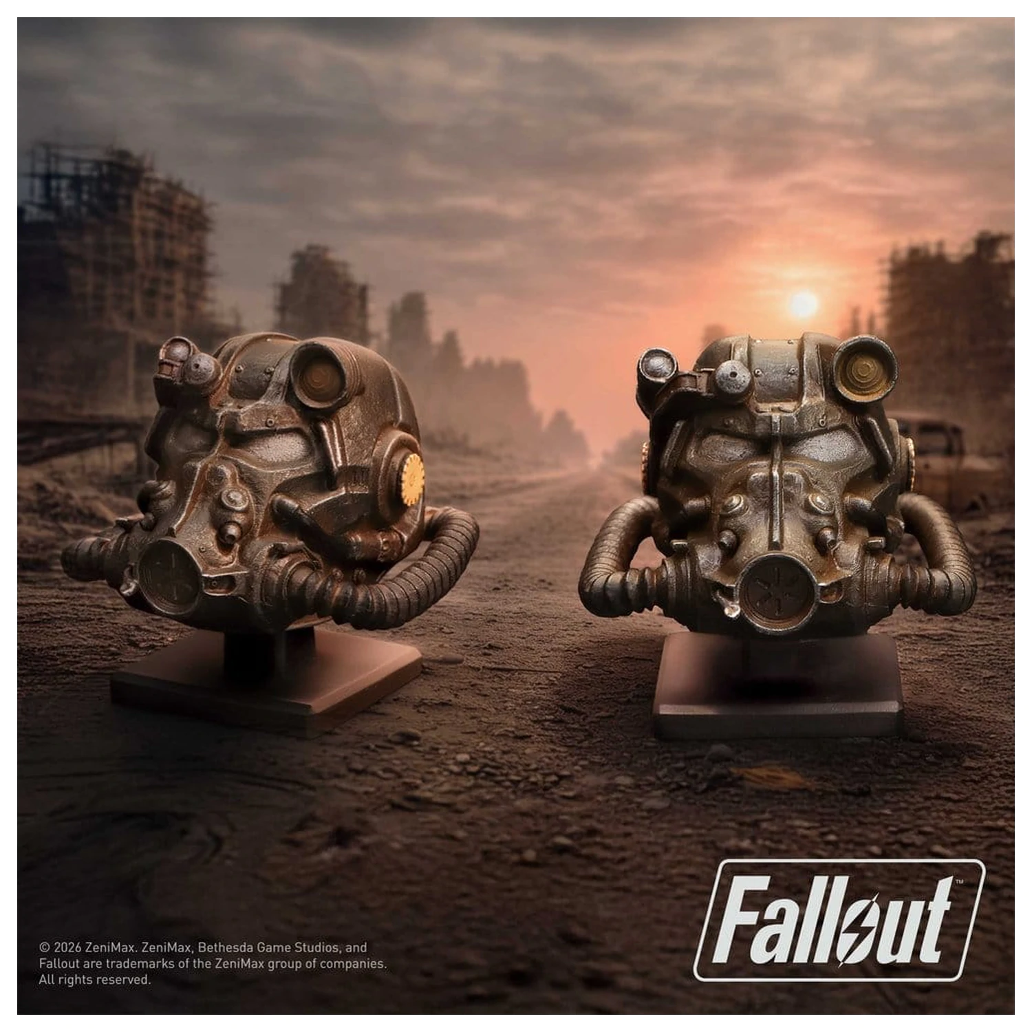 Fallout Helm T-60 11 cm Produktfoto