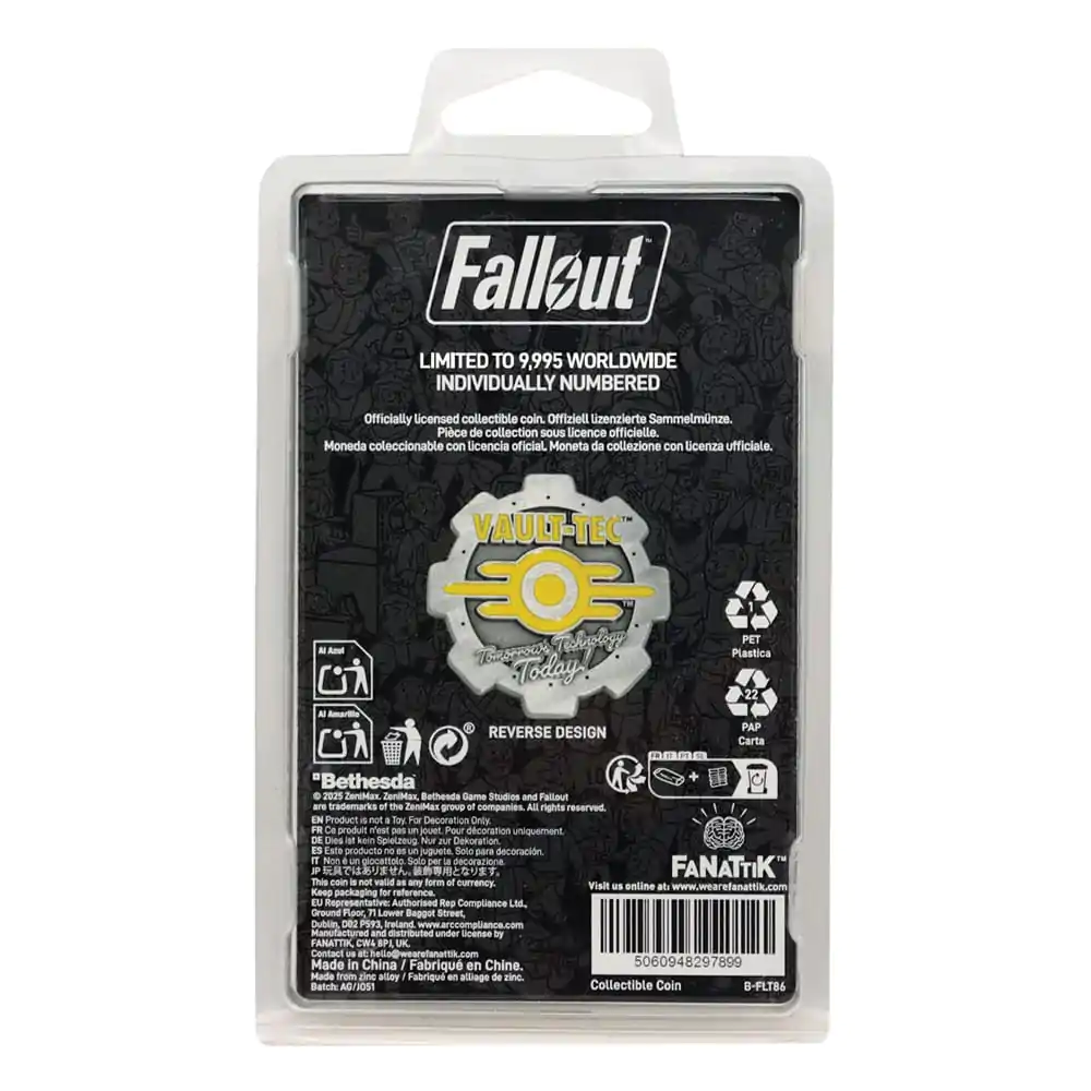 Fallout Sammel Münzen Tresor Vault 111 Tür Limitierte Auflage Produktfoto
