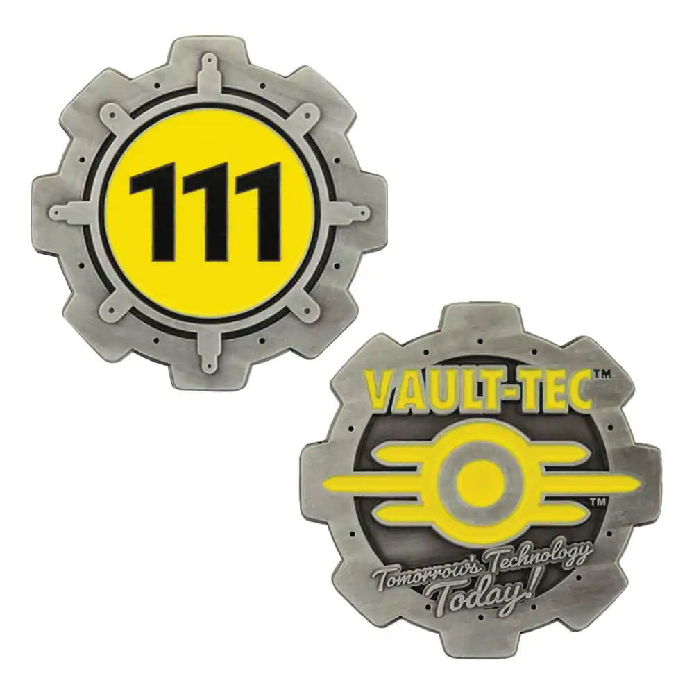 Fallout Sammel Münzen Tresor Vault 111 Tür Limitierte Auflage Produktfoto