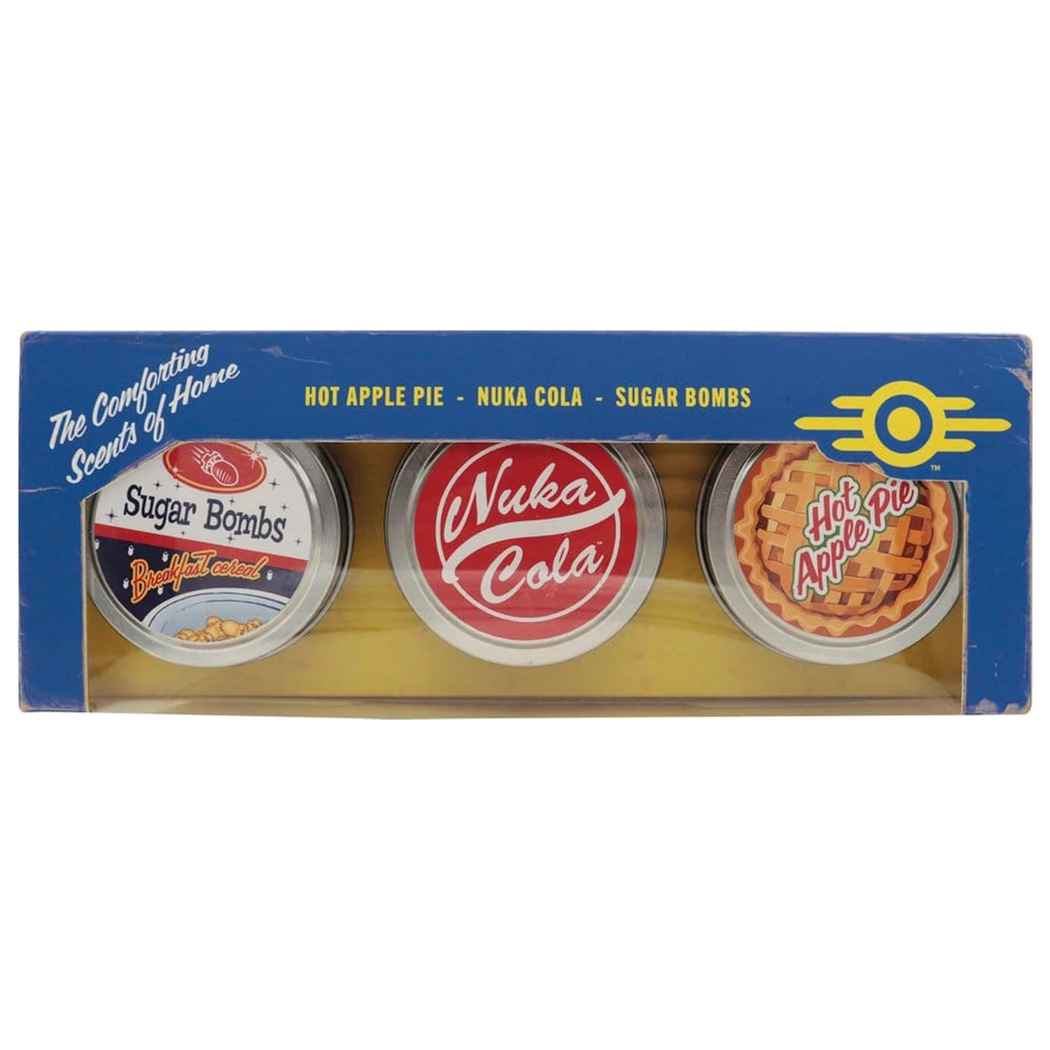 Fallout Kerze 3er-Pack Vault Dweller's 6 cm Produktfoto
