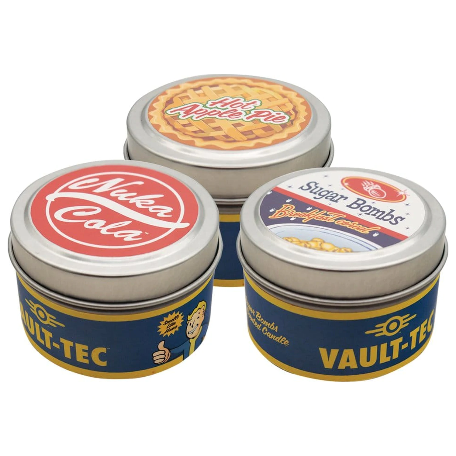 Fallout Kerze 3er-Pack Vault Dweller's 6 cm Produktfoto