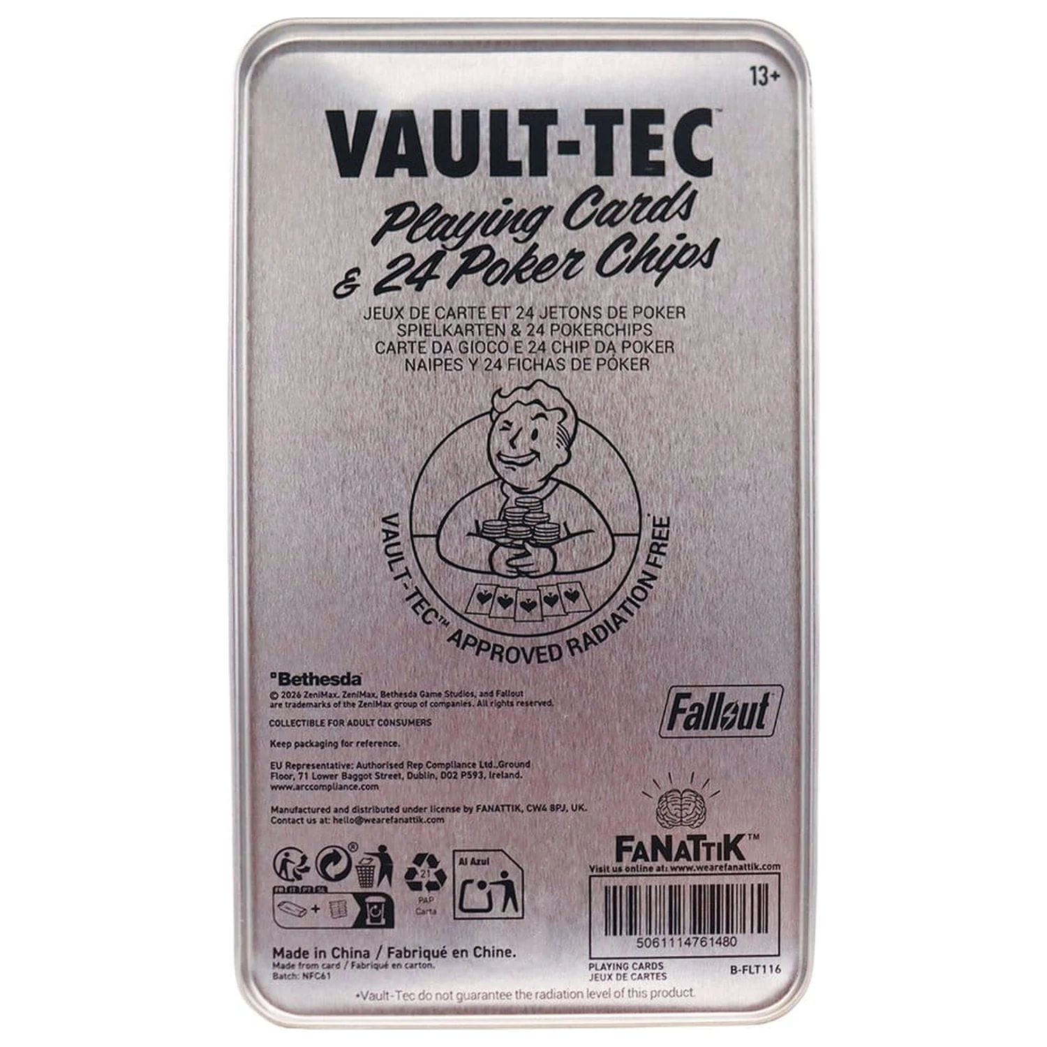 Fallout Vault Dweller's Poker-Set Produktfoto