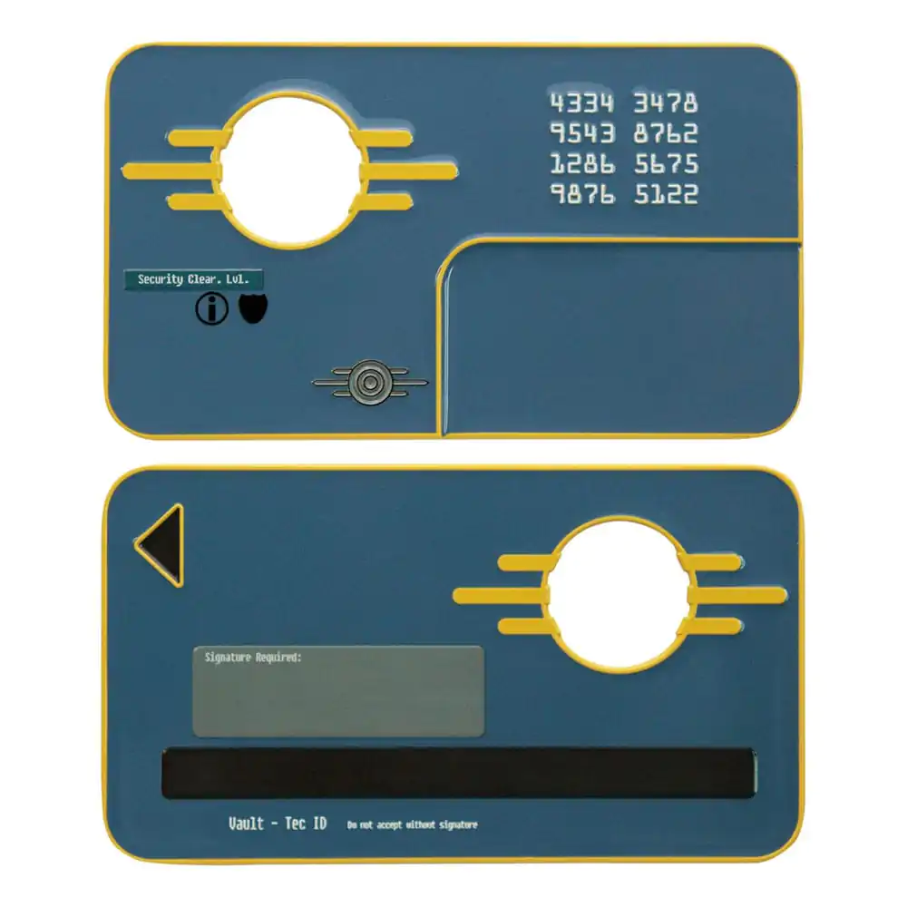 Fallout Replik Vault Security Keycard Limited Edition termékfotó