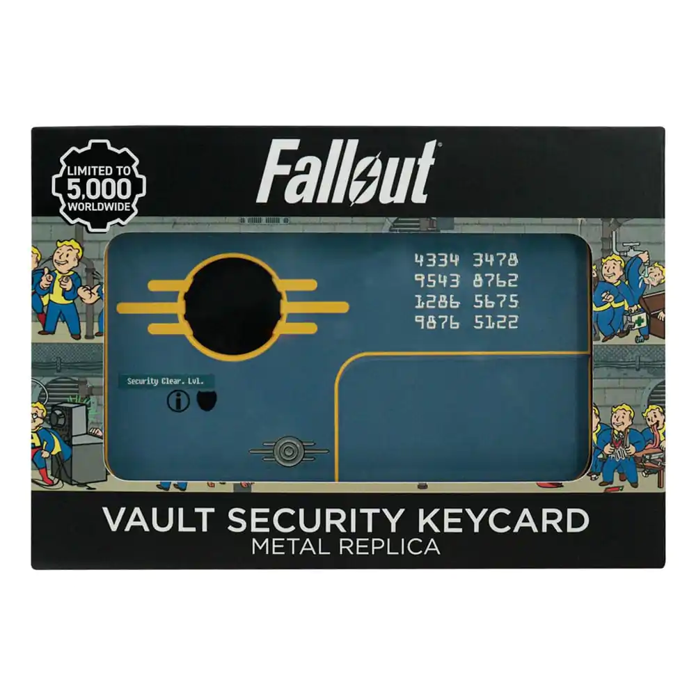 Fallout Replik Vault Security Keycard Limited Edition termékfotó