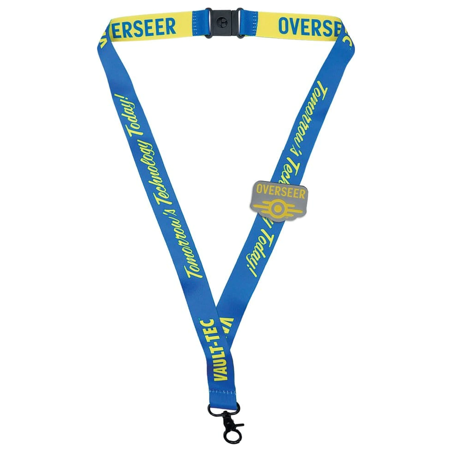 Fallout Vault-Tec Overseer Schlüsselband & Anstecknadel-Set Produktfoto