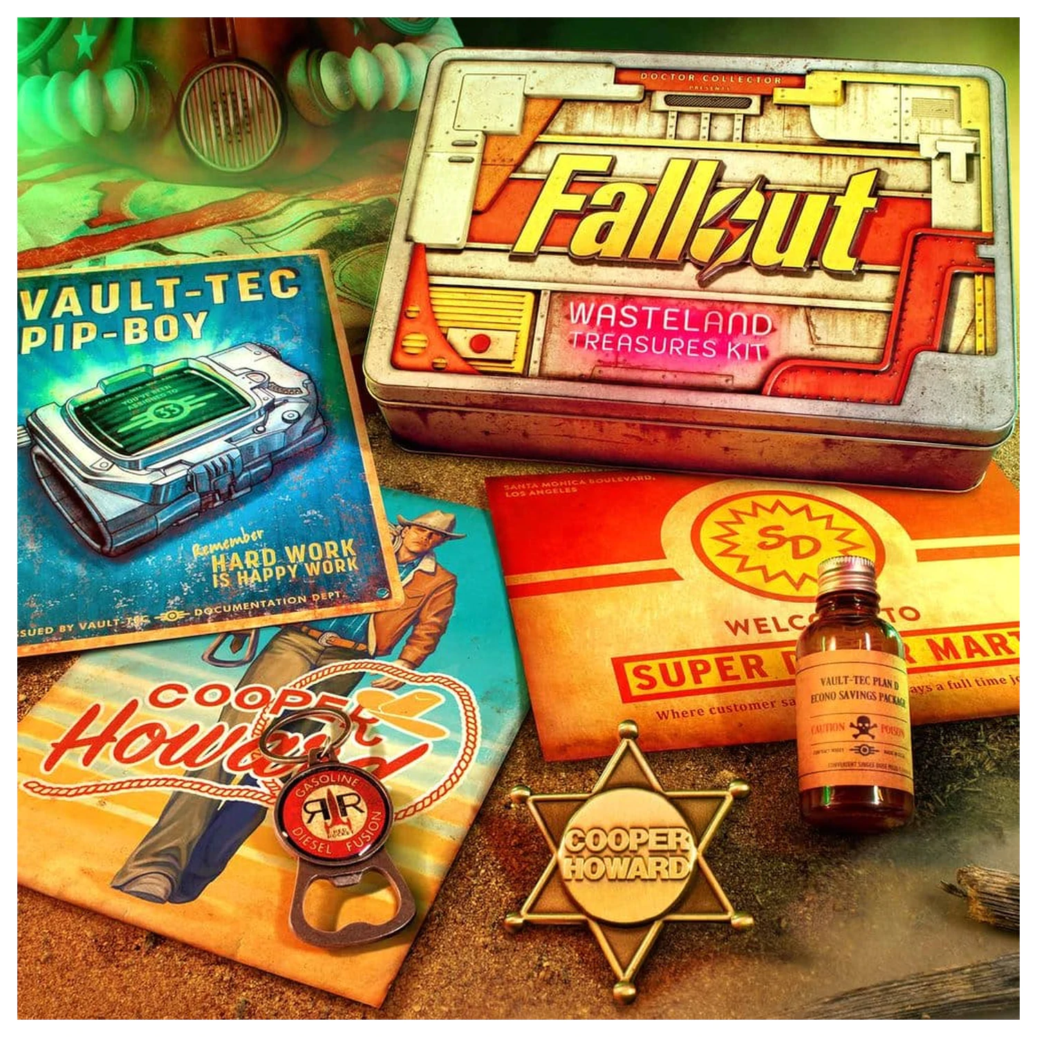 Fallout Geschenkbox Wasteland Treasures Kit Produktfoto