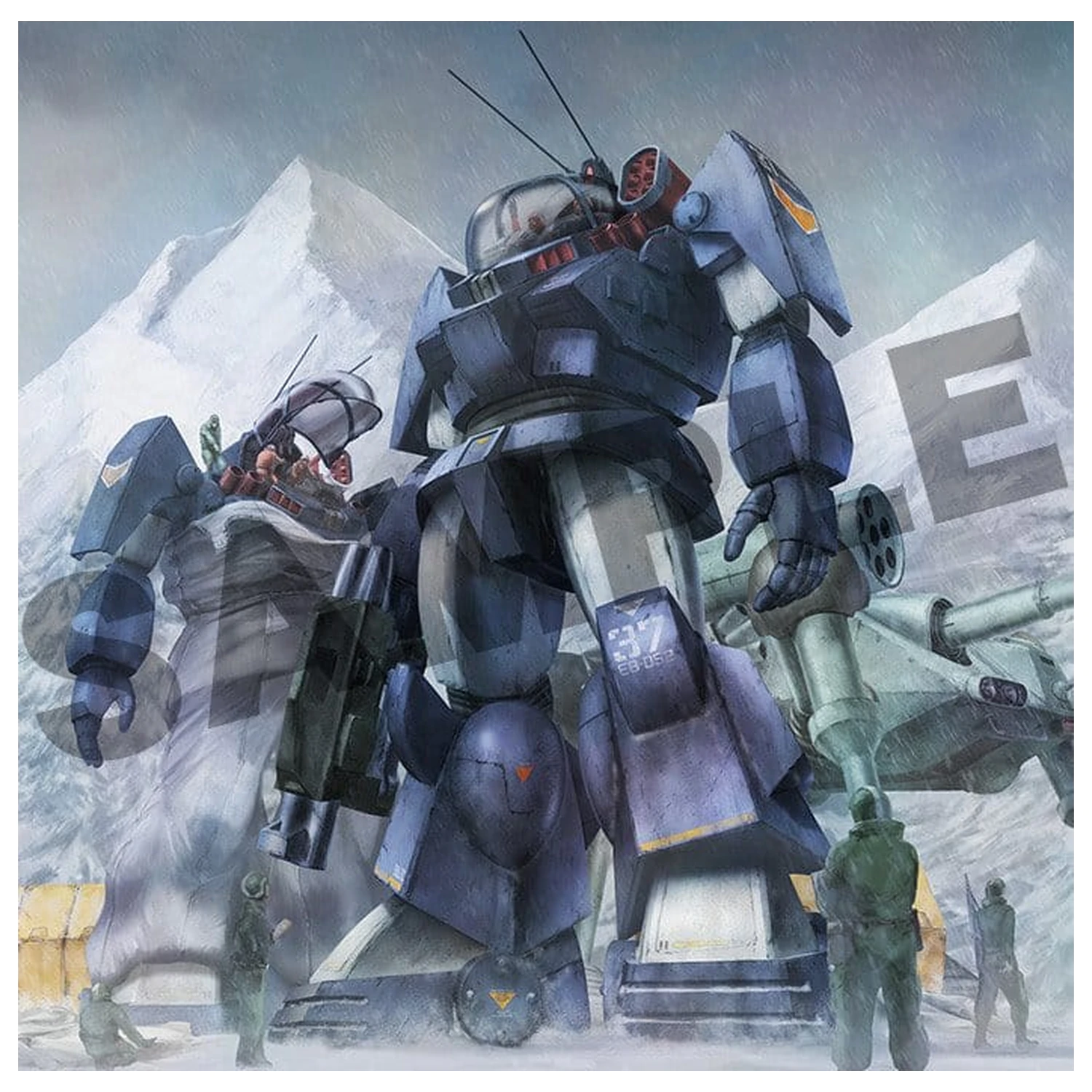 Fang of the Sun Dougram Combat Armors MAX 11 Plastikmodellbausatz 1/72 Soltic HT128 Big Foot 17 cm Produktfoto