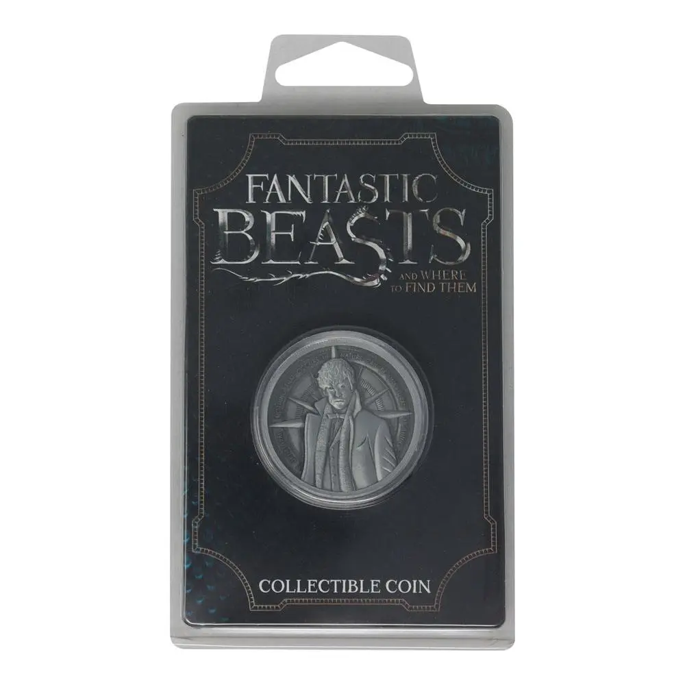 Phantastische Tierwesen Sammelmünze Newt & Niffler Limited Edition Produktfoto