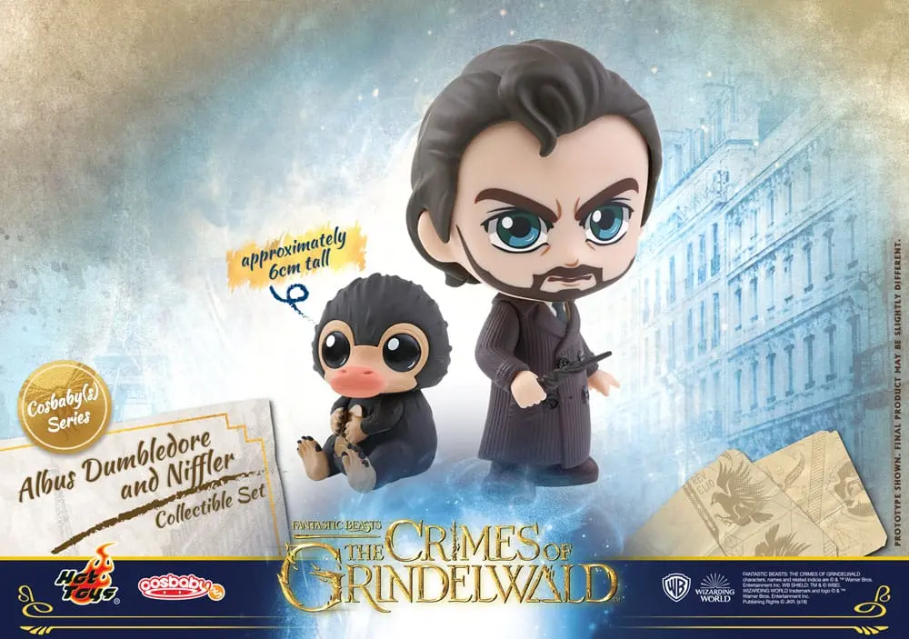 Phantastische Tierwesen: Grindelwalds Verbrechen Cosbaby (S) Minifiguren Albus Dumbledore & Niffler 10 cm termékfotó