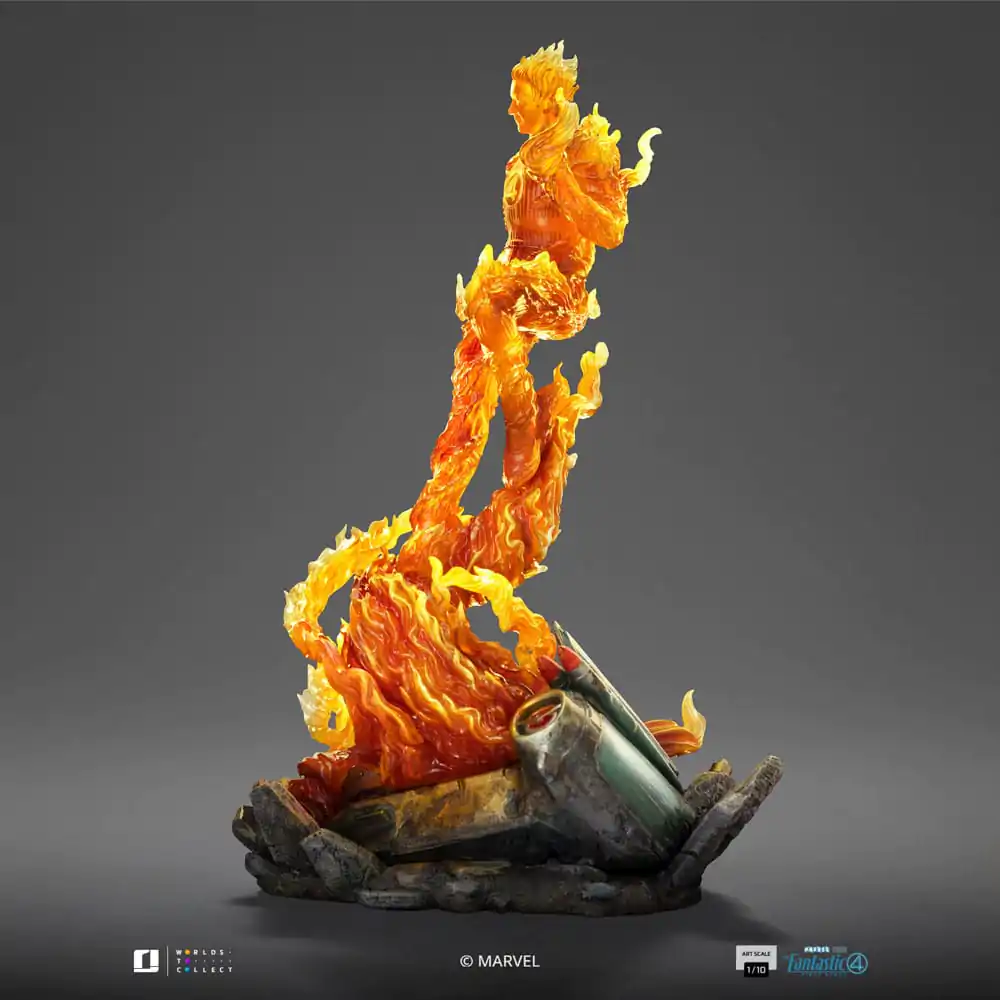 Fantastic Four Art Scale Statue 1/10 Human Torch 30 cm Produktfoto