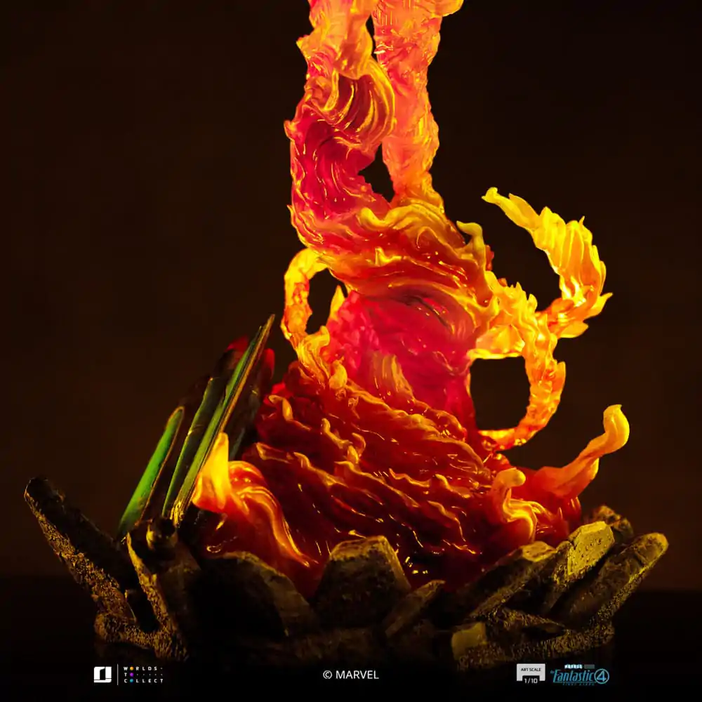 Fantastic Four Art Scale Statue 1/10 Human Torch 30 cm Produktfoto