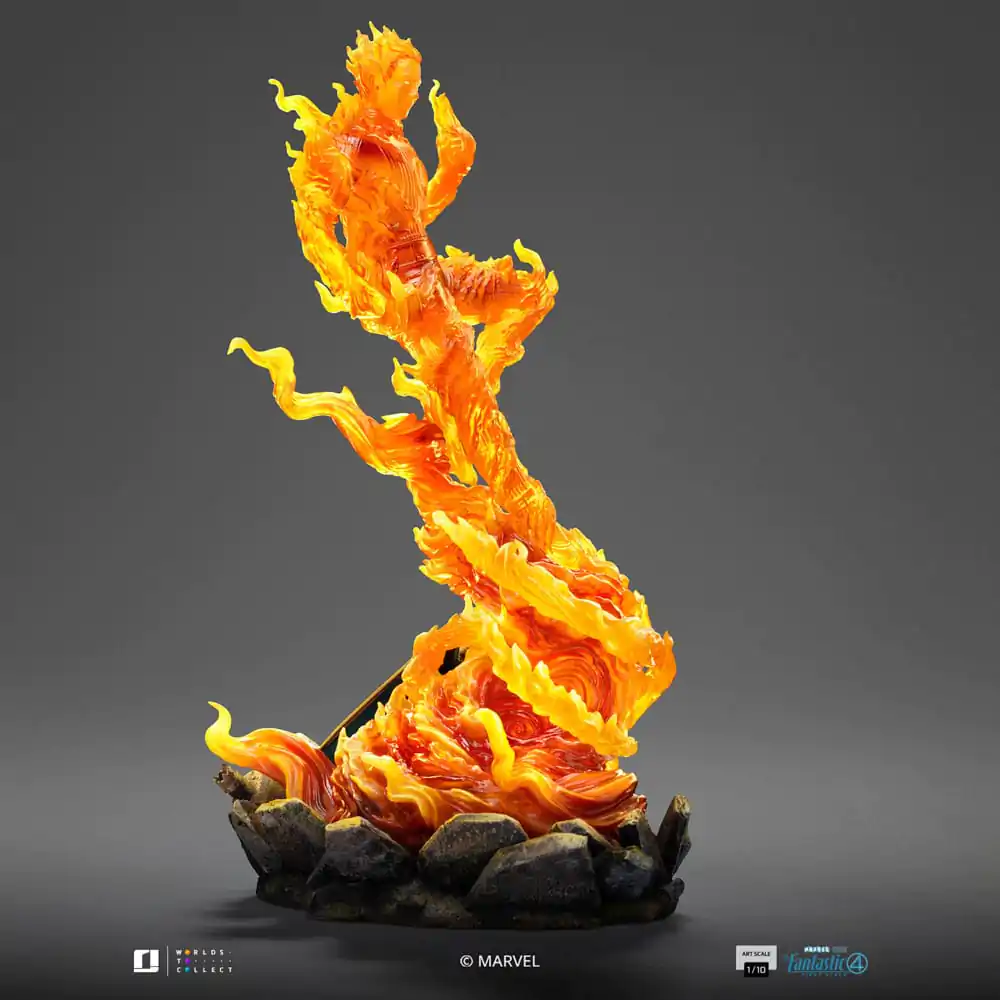 Fantastic Four Art Scale Statue 1/10 Human Torch 30 cm Produktfoto