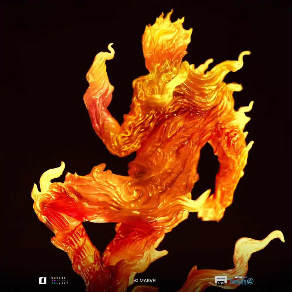 Fantastic Four Art Scale Statue 1/10 Human Torch 30 cm Produktfoto
