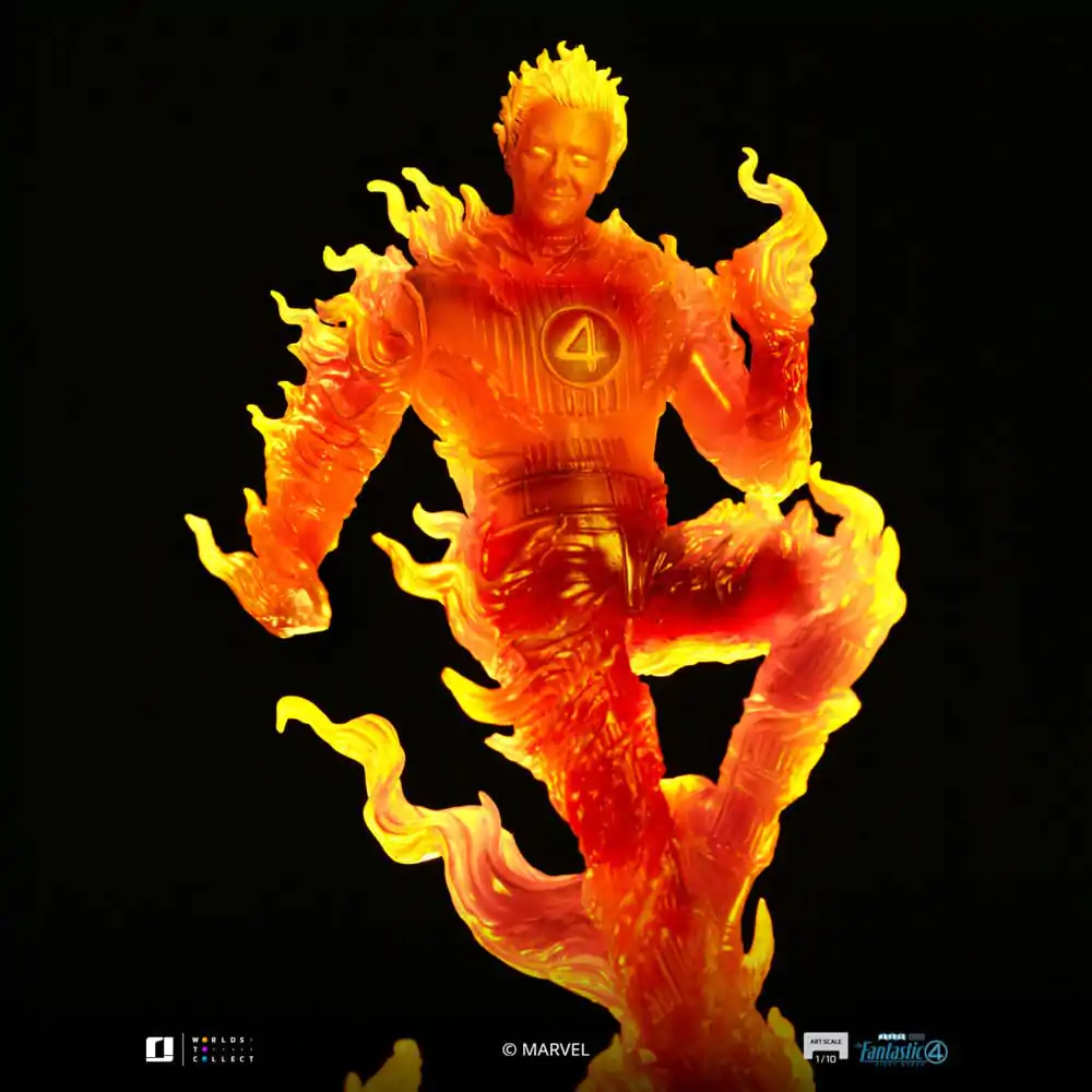 Fantastic Four Art Scale Statue 1/10 Human Torch 30 cm Produktfoto